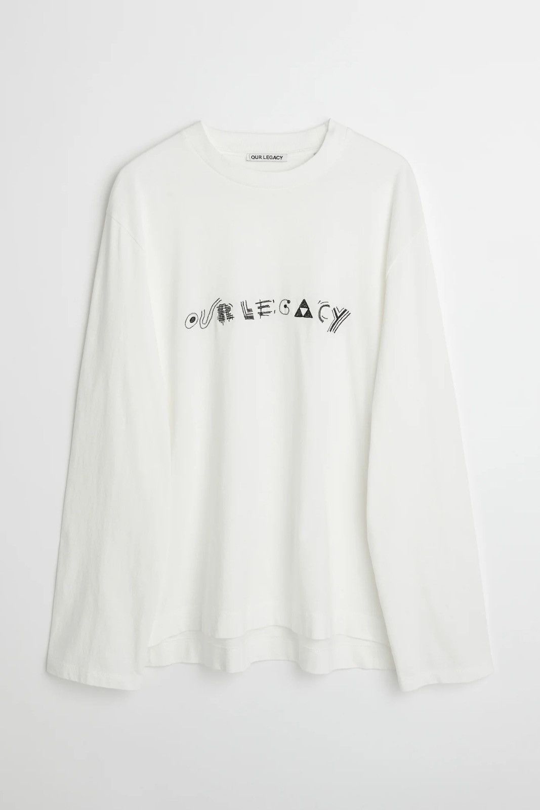 Our Legacy Our legacy text logo long sleeve | Grailed