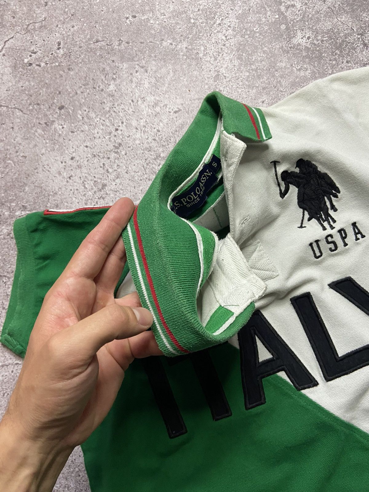 U.S. Polo Assn. Vintage Y2K Chief Keef Ralph USPA taly Polo Size US S / EU 44-46 / 1 - 5 Thumbnail