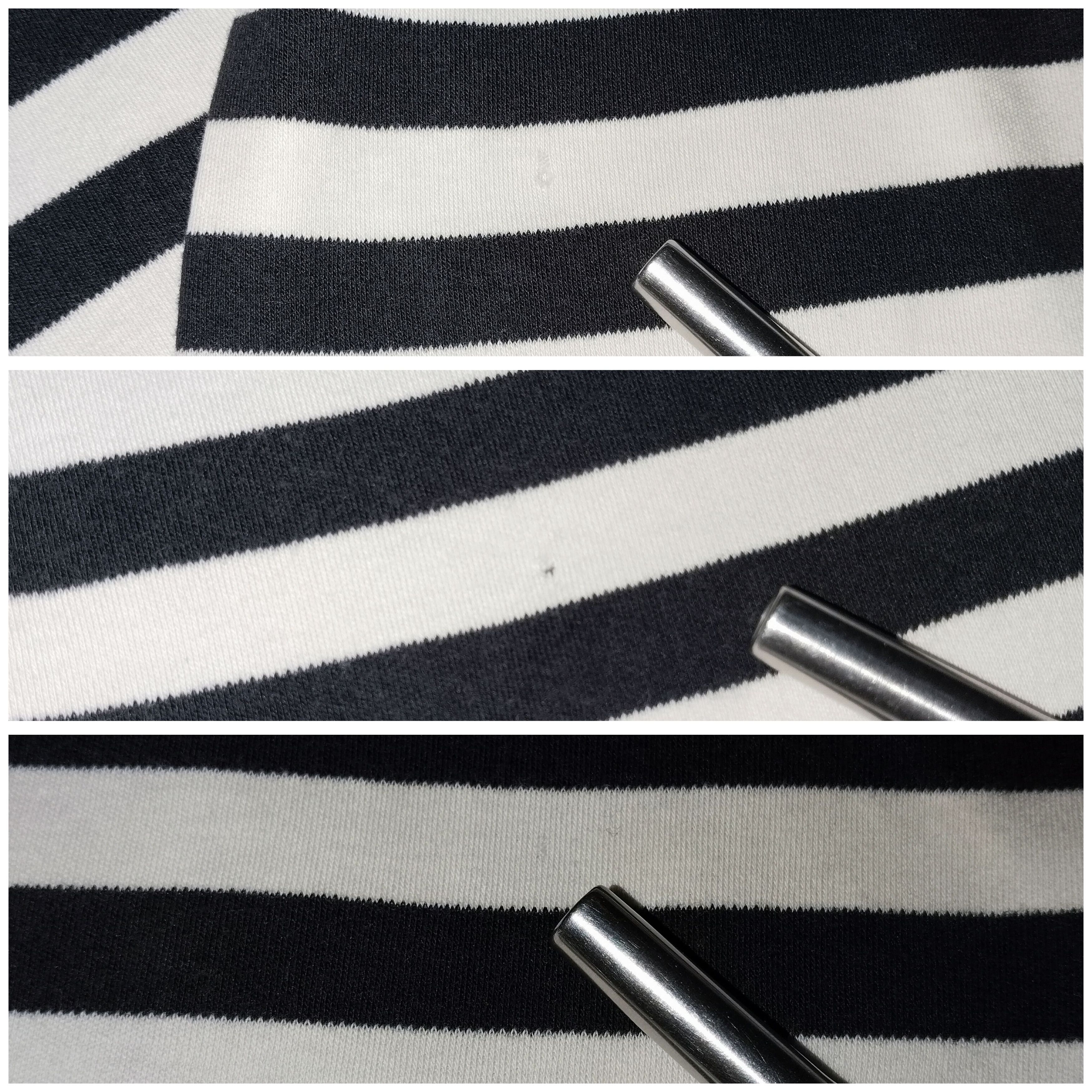 Bape 2008 Bape Stripe Long Sleeve Distressed Tee Size US M / EU 48-50 / 2 - 10 Thumbnail