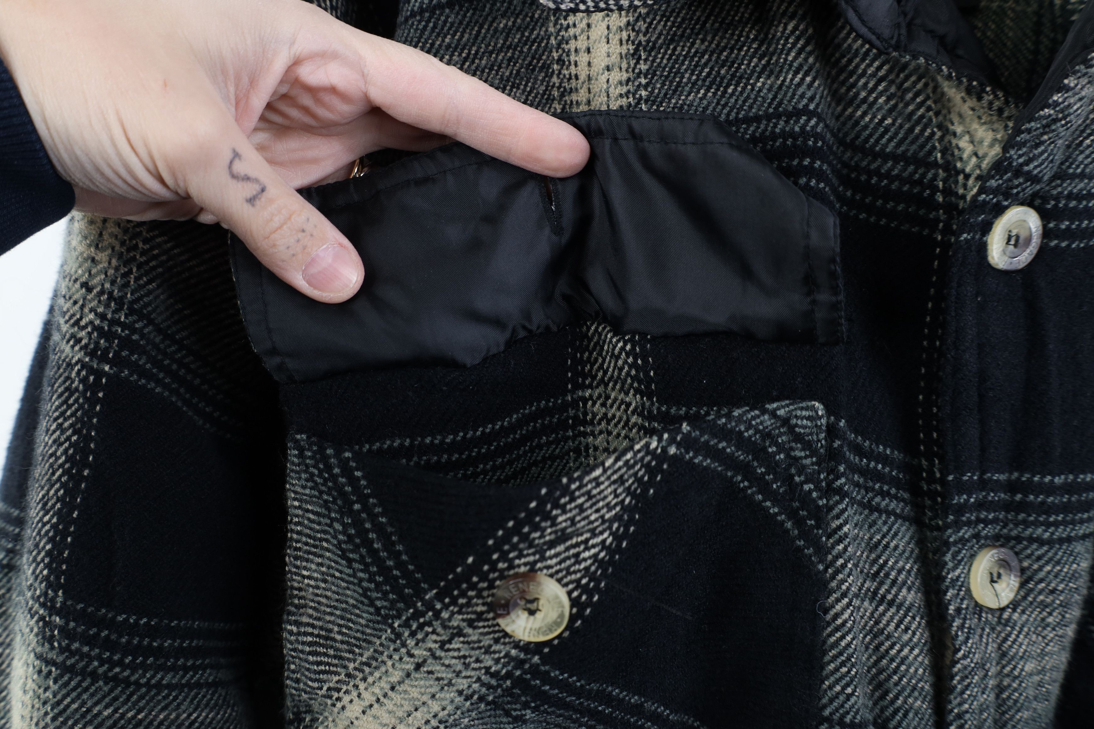 Vintage Vintage 90s Y2K Streetwear Button Shirt Jacket Jac Shirt Size US XXL / EU 58 / 5 - 4 Thumbnail