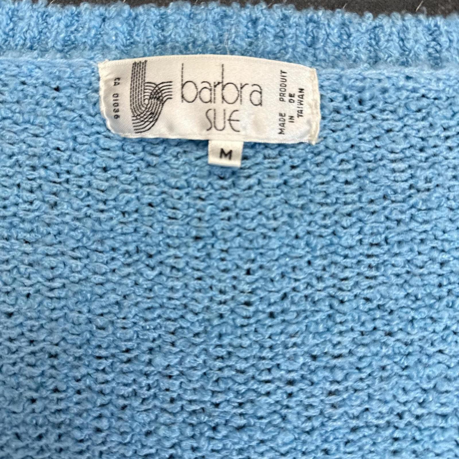 Other Vintage knit cardigan in a soft blue tone. Size M / US 6-8 / IT 42-44 - 3 Thumbnail