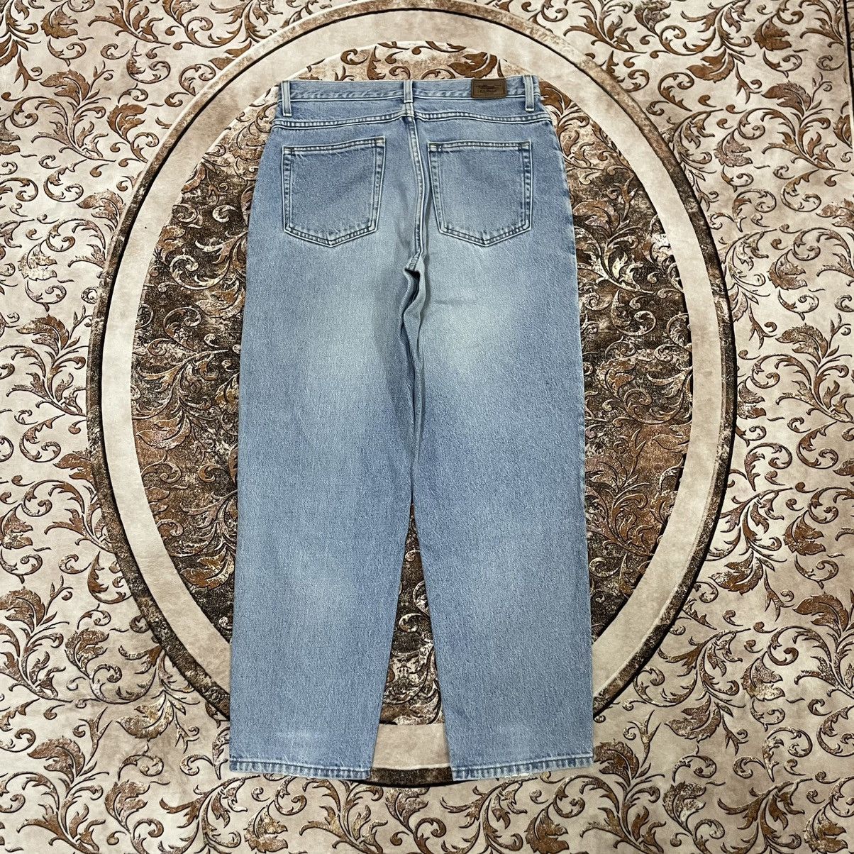 L.L. Bean 🔥Vintage LL Bean Stoned Washed Relaxed Distress Denim Jeans Size US 32 / EU 48 - 4 Thumbnail