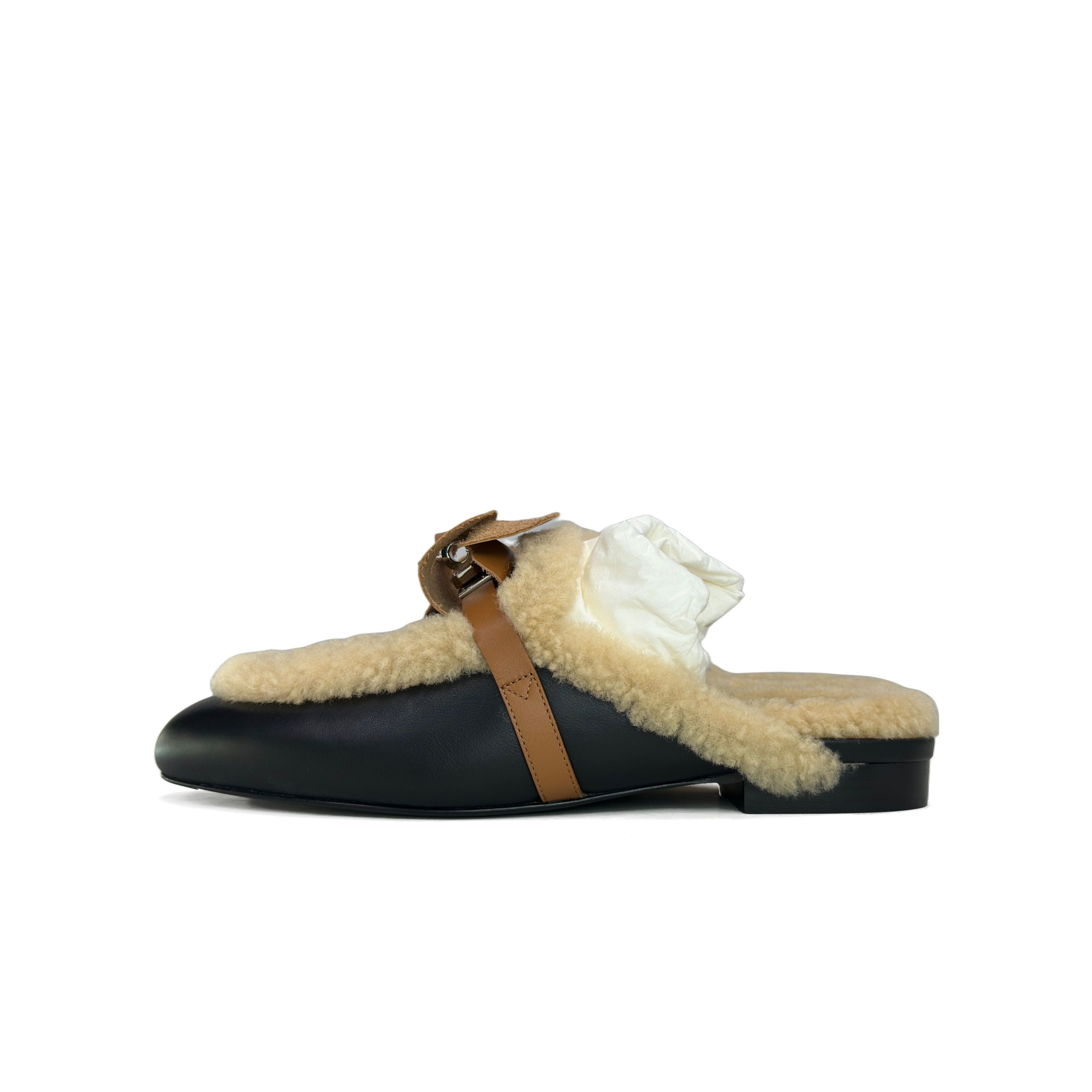 Hermes Hermes Shearling Oz Mules Size 36.5 Size US 6.5 / IT 36.5 - 1 Thumbnail