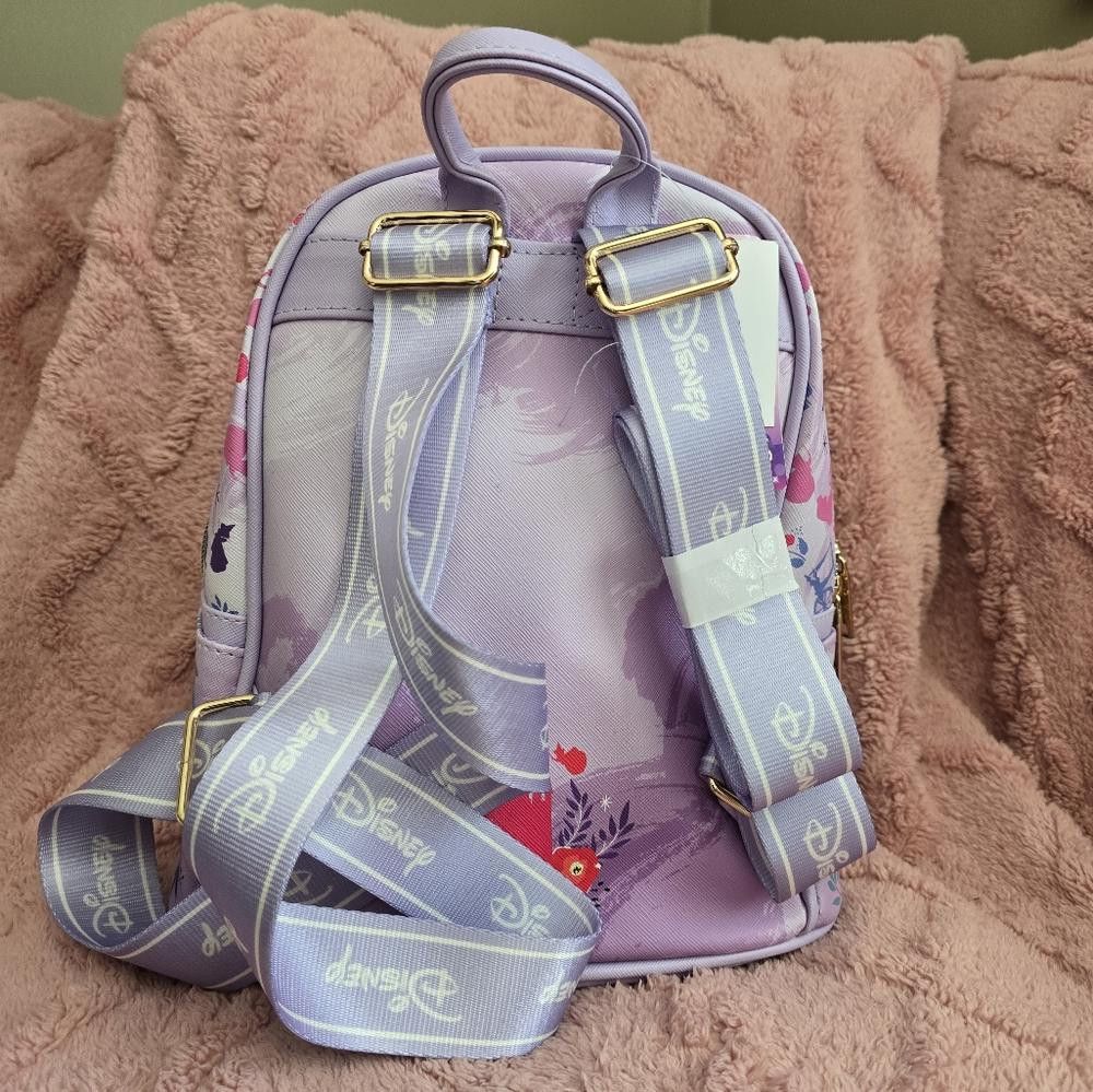 Disney Disney Sleeping Beauty 11 Inch Vegan Leather Mini Backpack Size ONE SIZE - 3 Thumbnail