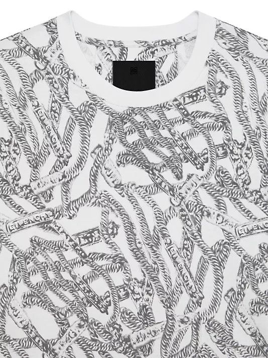 Givenchy o1w1db10325 Oversized Fit T-Shirt in Grey Size US XL / EU 56 / 4 - 3 Thumbnail