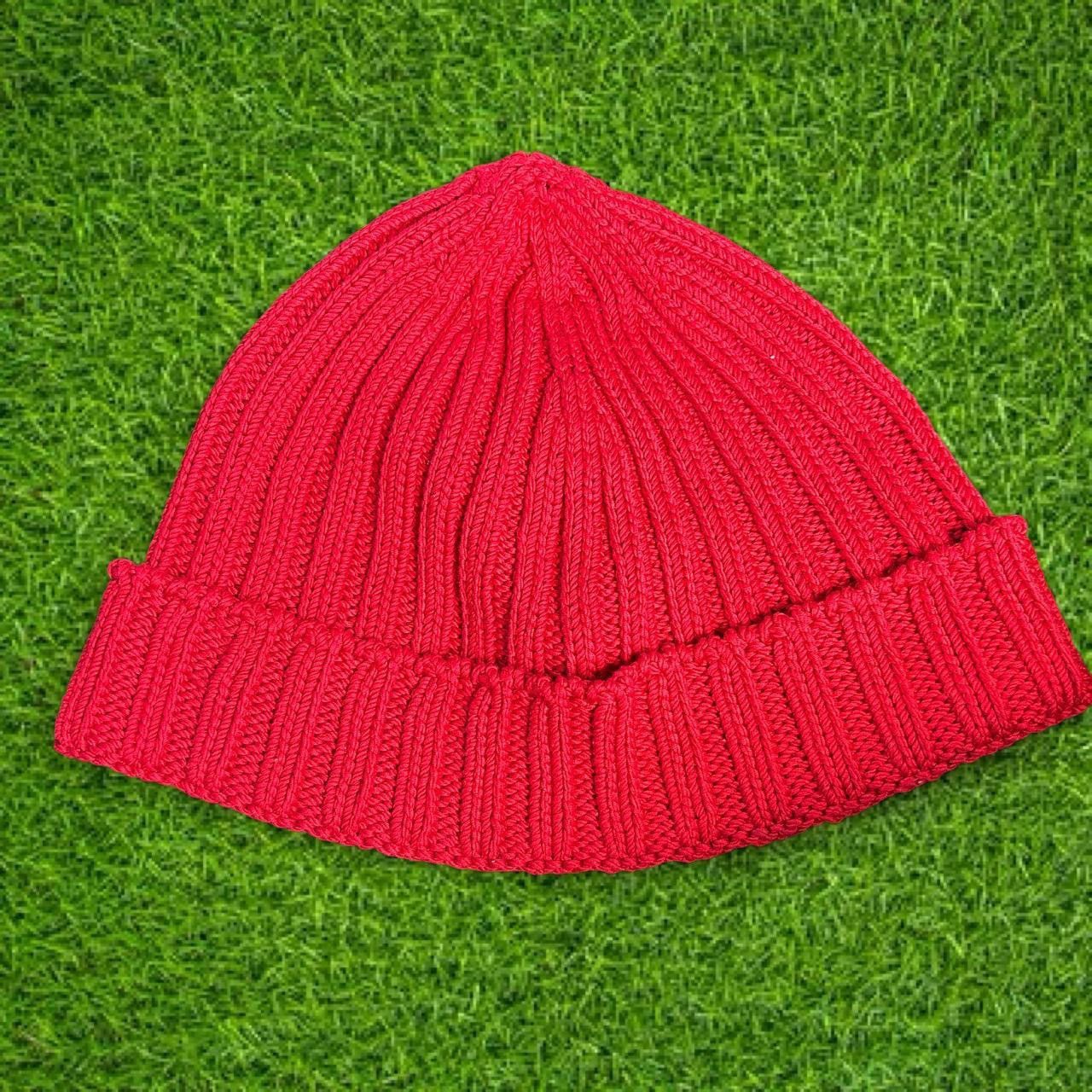 Marni Marni Red Knitted Logo Beanie Size ONE SIZE - 2 Thumbnail