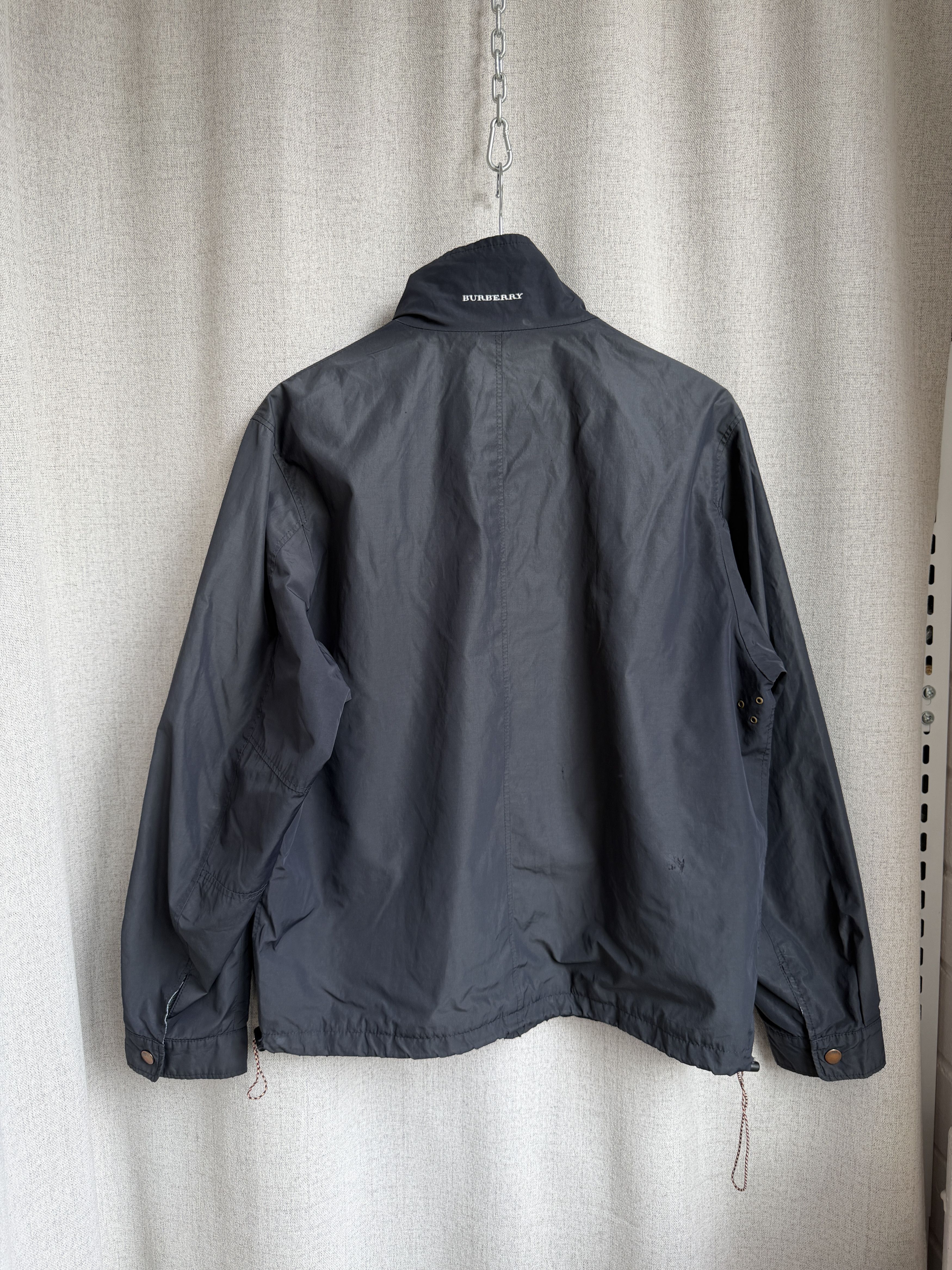 Burberry Vintage Burberry Black Nylon Bomber Jacket Size US M / EU 48-50 / 2 - 5 Thumbnail