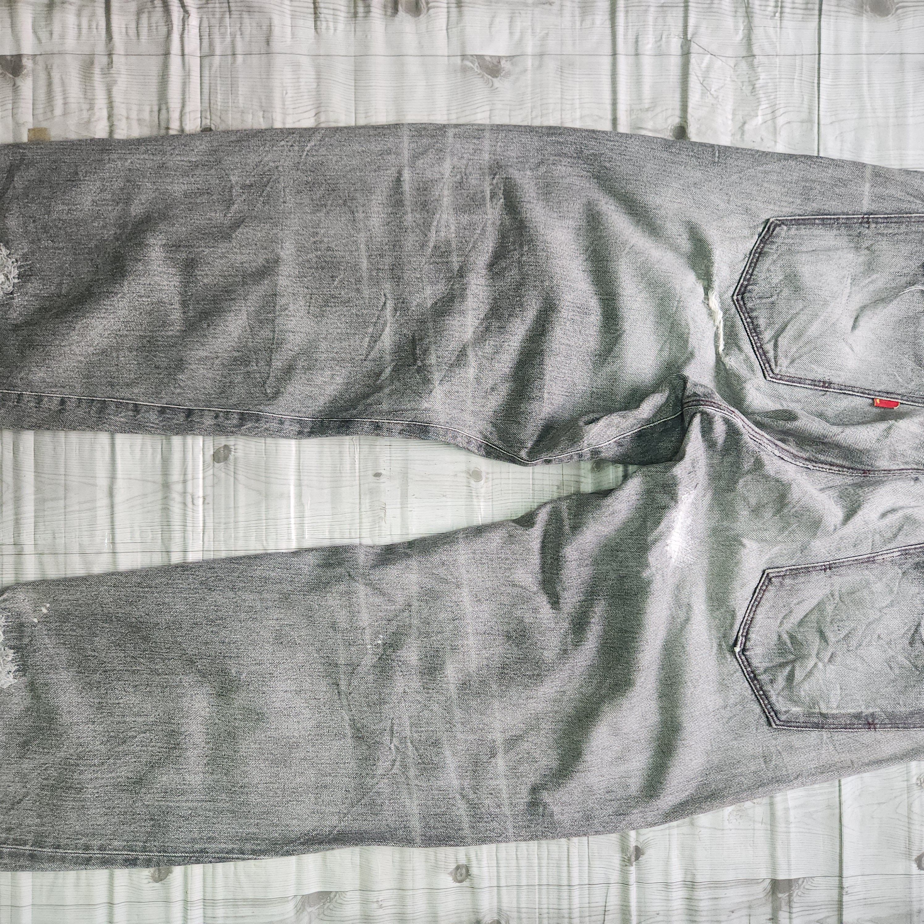 Wtaps WTAPS Dirty Trouser Denim Distressed Redline Selvedge Jeans Size US 36 / EU 52 - 9 Thumbnail