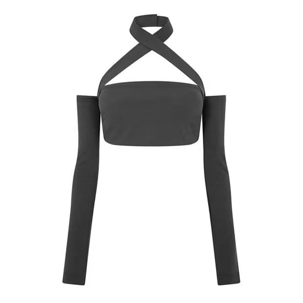 Dolce & Gabbana o1g2r1mq1024 Crop Top in Nero Size XS / US 0-2 / IT 36-38 - 1 Thumbnail
