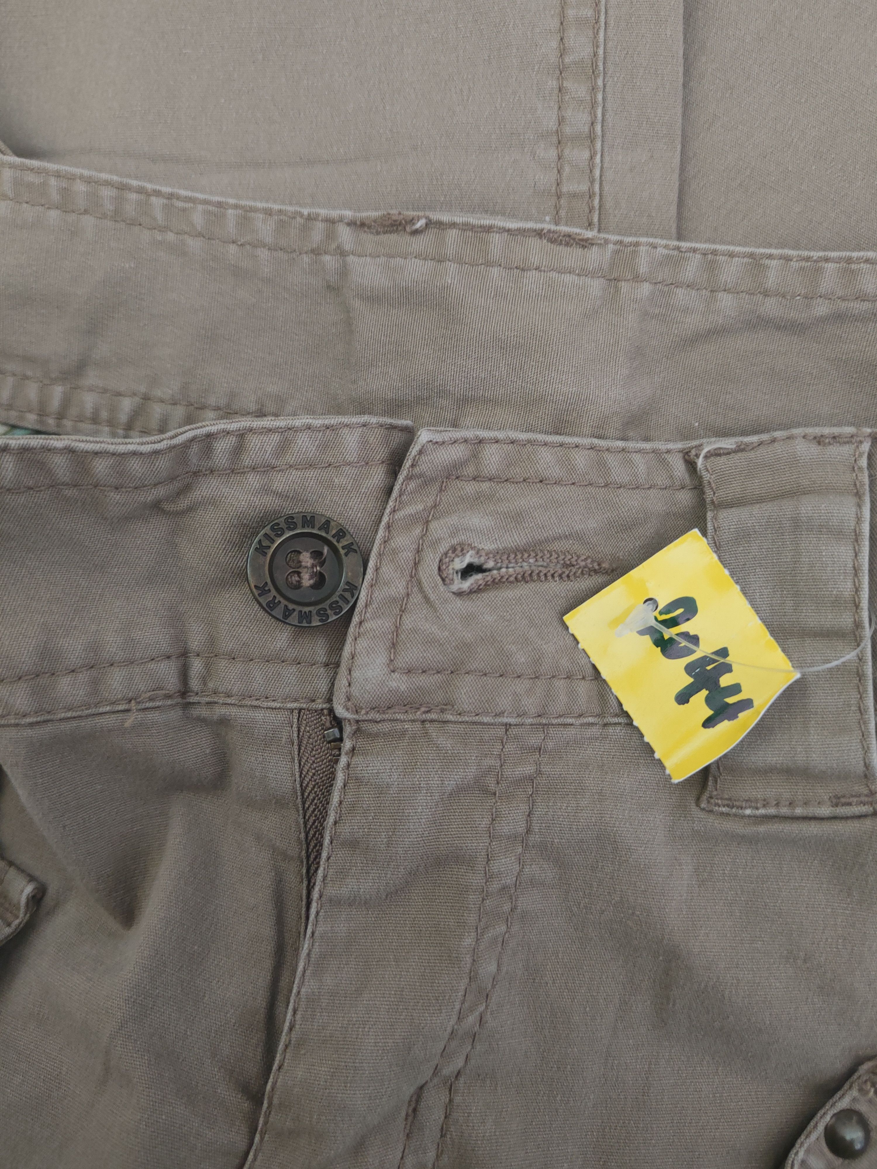 Japanese Brand DL Kissmark Beige Multipocket Utility Cargo Pants #2044 Size 28" / US 6 / IT 42 - 16 Thumbnail