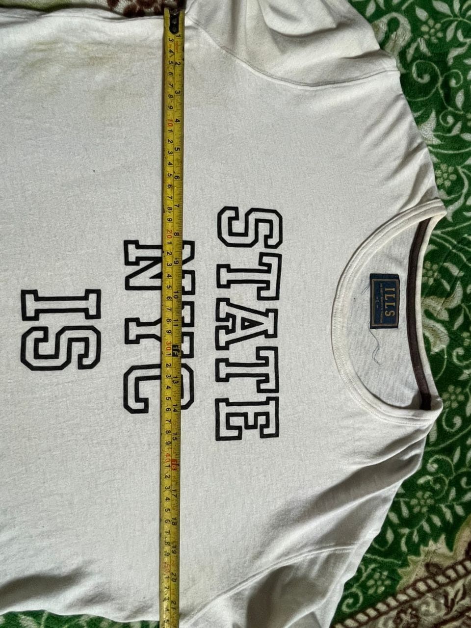 Vintage ILLS K7-09 VTG 80s STATE NYC IS CHANGE LIFE NYC T Shirt Size US L / EU 52-54 / 3 - 14 Thumbnail
