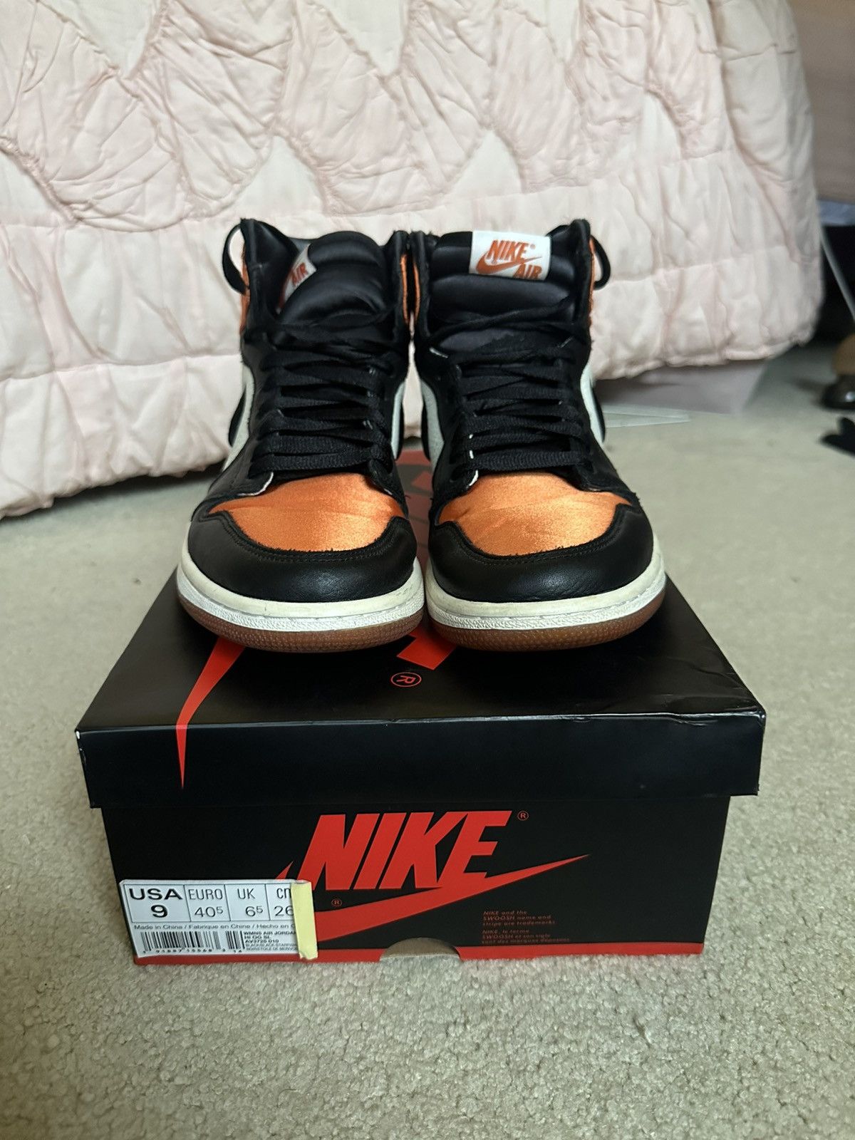 Jordan Brand Satin Shattered backboard jordan 1s Size US 8.5 / EU 41-42 - 2 Thumbnail