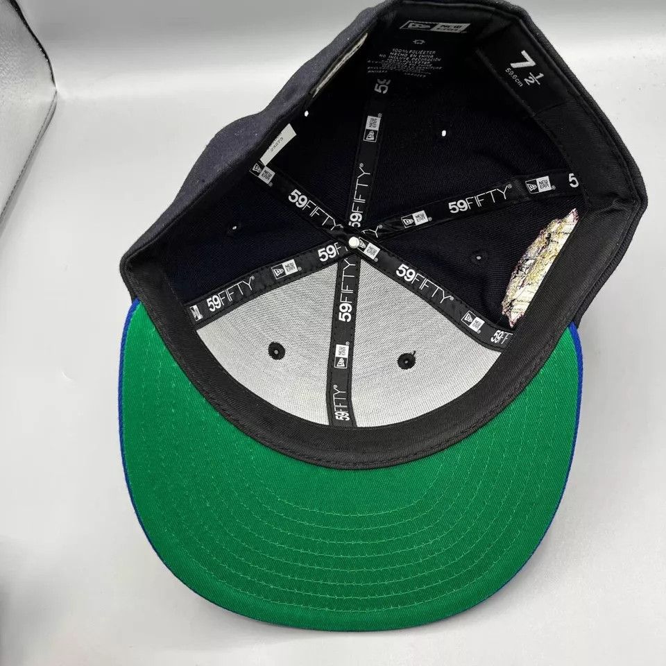 New Era Texas Rangers Hat Men 7 1/2 Black 59Fifty New Era Fitted Cap Size ONE SIZE - 5 Thumbnail