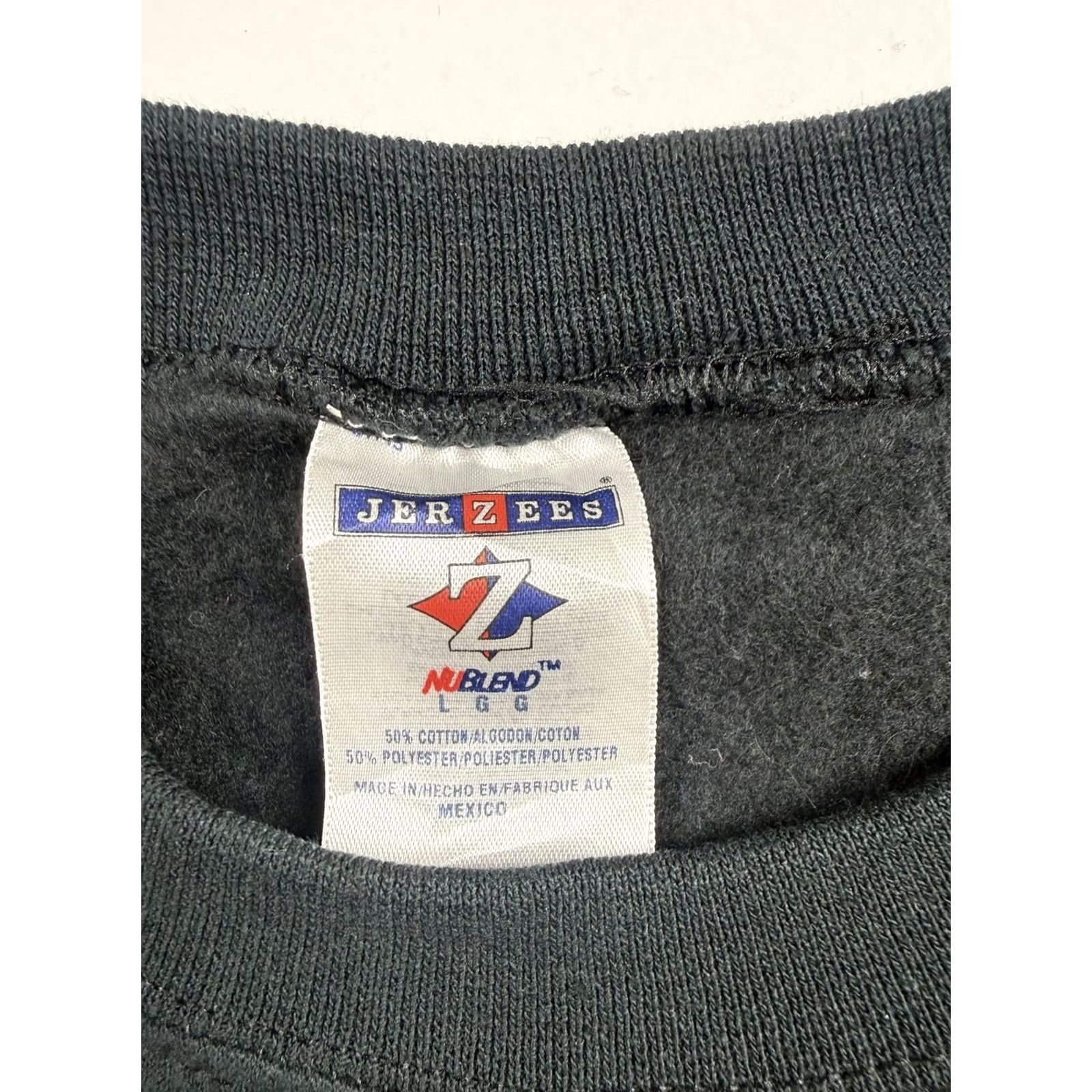 Jerzees Jerzees Sweatshirt Mens Large Black Fleece Crewneck Graphic Print Bald Eagle Sunset Winter Nature Animals Logo Regular Fit Front Chest Size US L / EU 52-54 / 3 - 3 Thumbnail