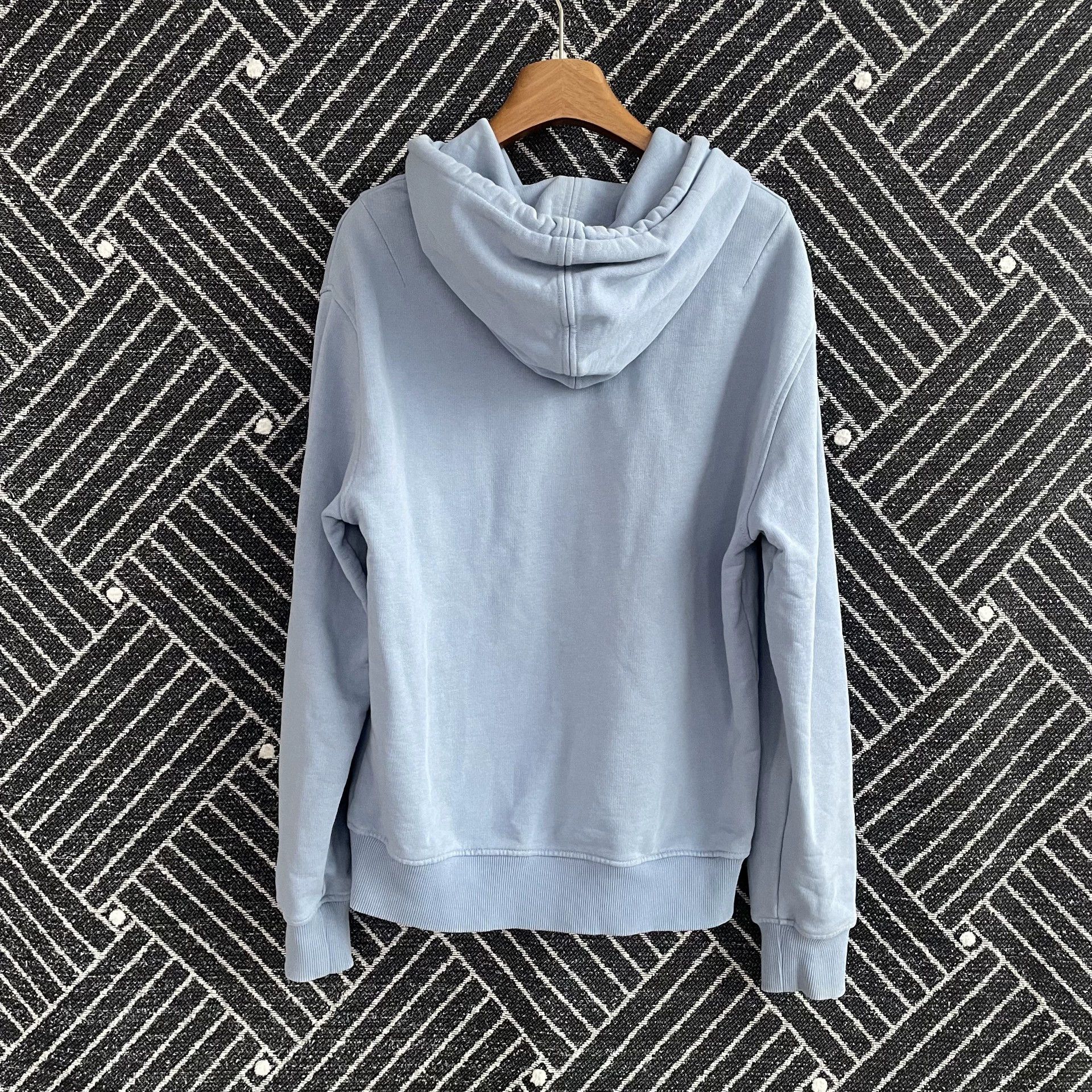 AMI 98 New AMIPARIS Heart Embroidery Unisex Baby Blue Hoodie M Size M / US 6-8 / IT 42-44 - 2 Thumbnail