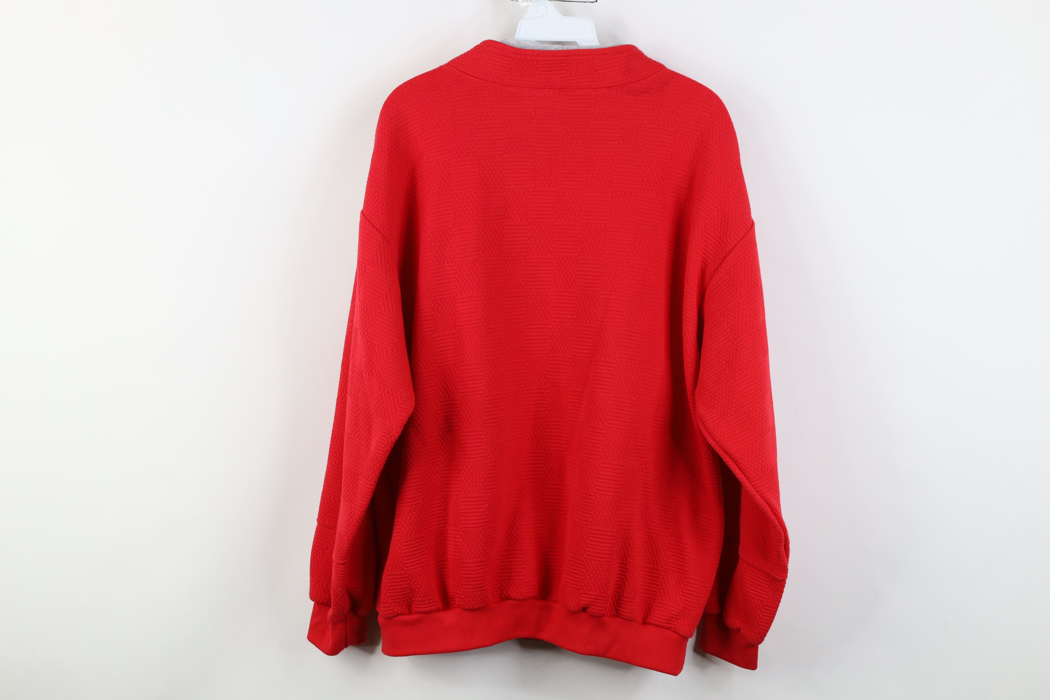 Vintage Vintage 90s Streetwear Farmhouse Patchwork Sweatshirt Size L / US 10 / IT 46 - 10 Thumbnail