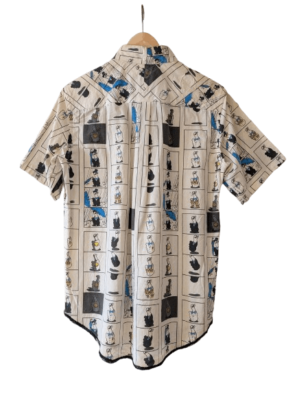 Number (N)ine NUMBER (N)INE SS02 MODERN AGE COMIC STRIP SHIRT Size US L / EU 52-54 / 3 - 2 Thumbnail