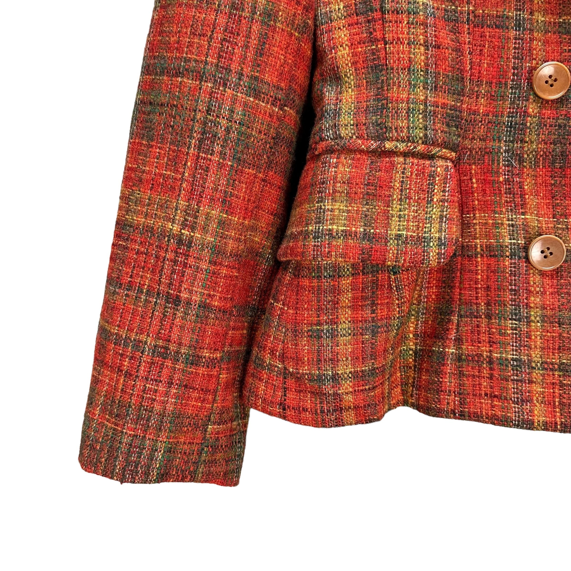 Hysteric Glamour Hysterics Tartan Double Breasted Hooded Jacket #A15-0378 Size S / US 4 / IT 40 - 4 Thumbnail