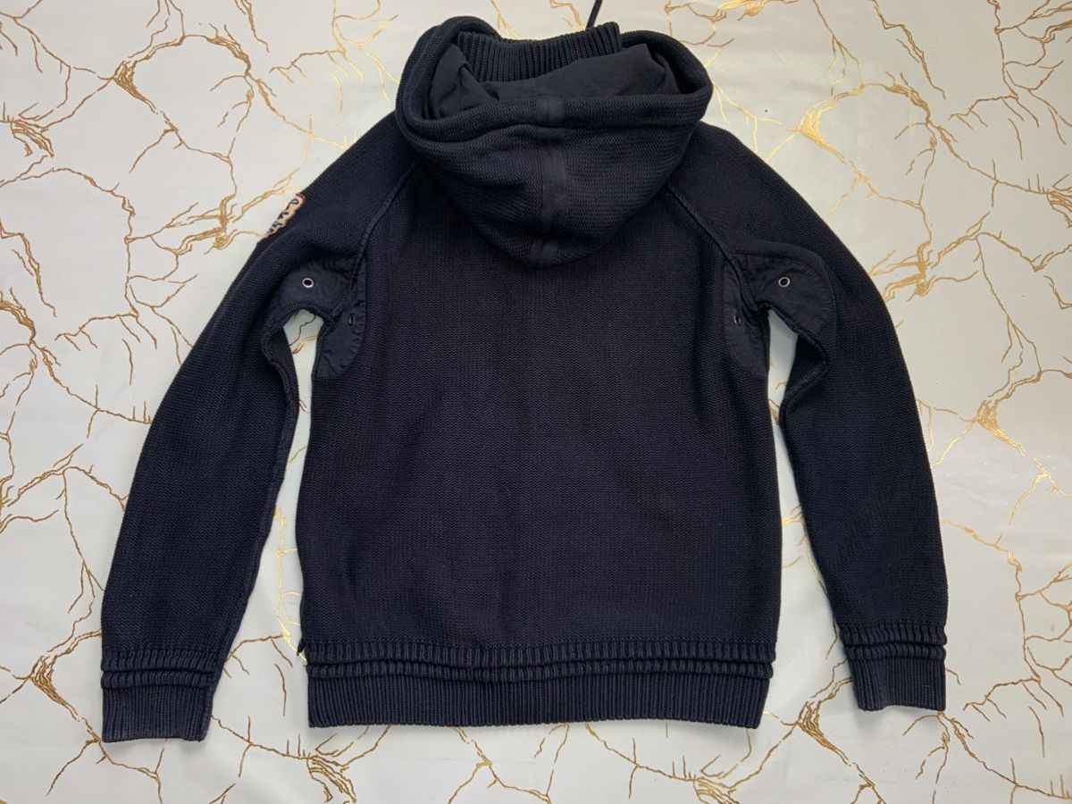 Napapijri Napapijri Women Blue Knitted Zip Hooded Sweater Size XL Size XL / US 12-14 / IT 48-50 - 6 Thumbnail