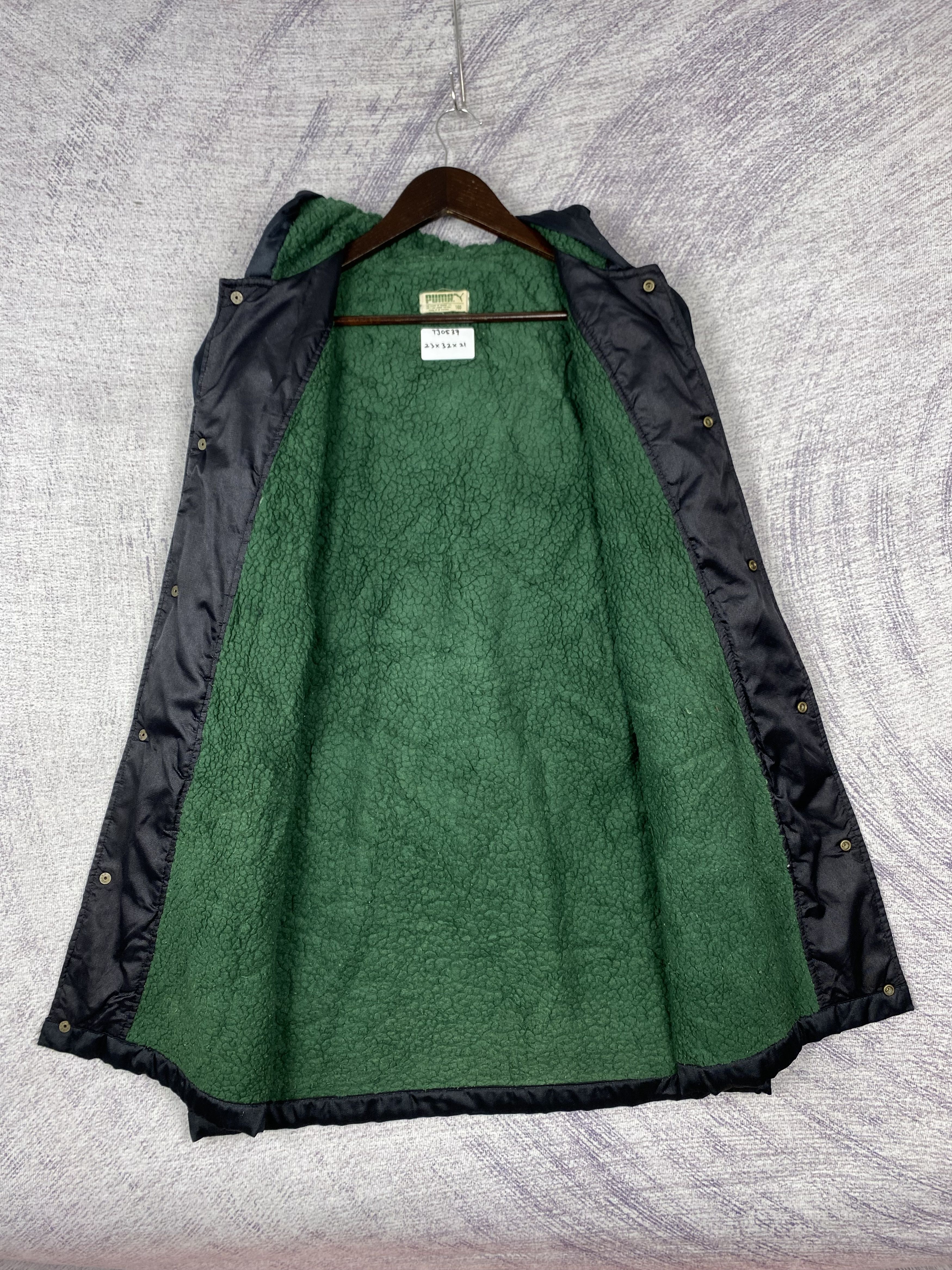 Puma Vintage Puma Hoodie Button Up Sherpa Lining Long Jacket Size US M / EU 48-50 / 2 - 7 Thumbnail