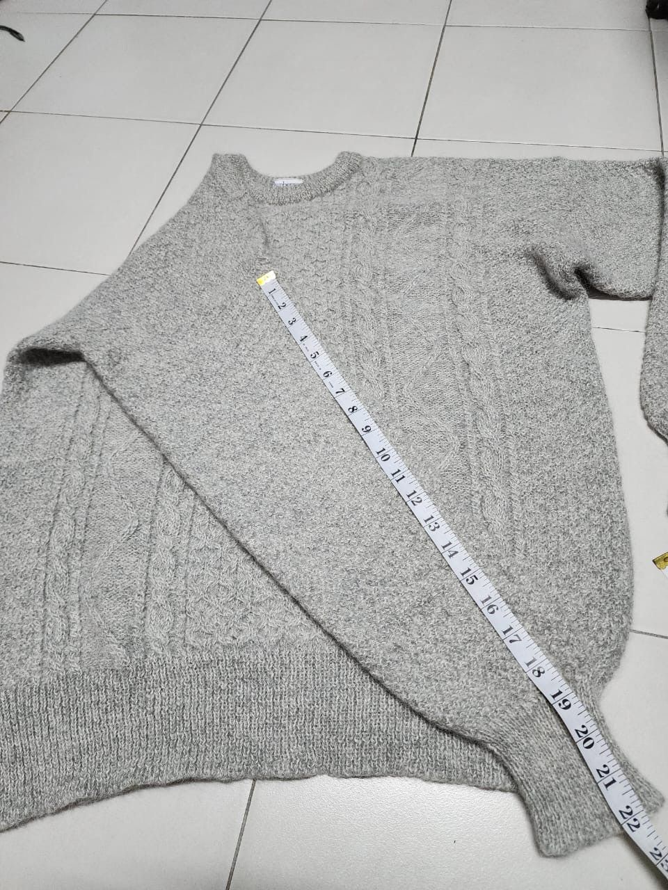 Aran Isles Knitwear Wool Knit Burberrys Size XL / US 12-14 / IT 48-50 - 12 Thumbnail