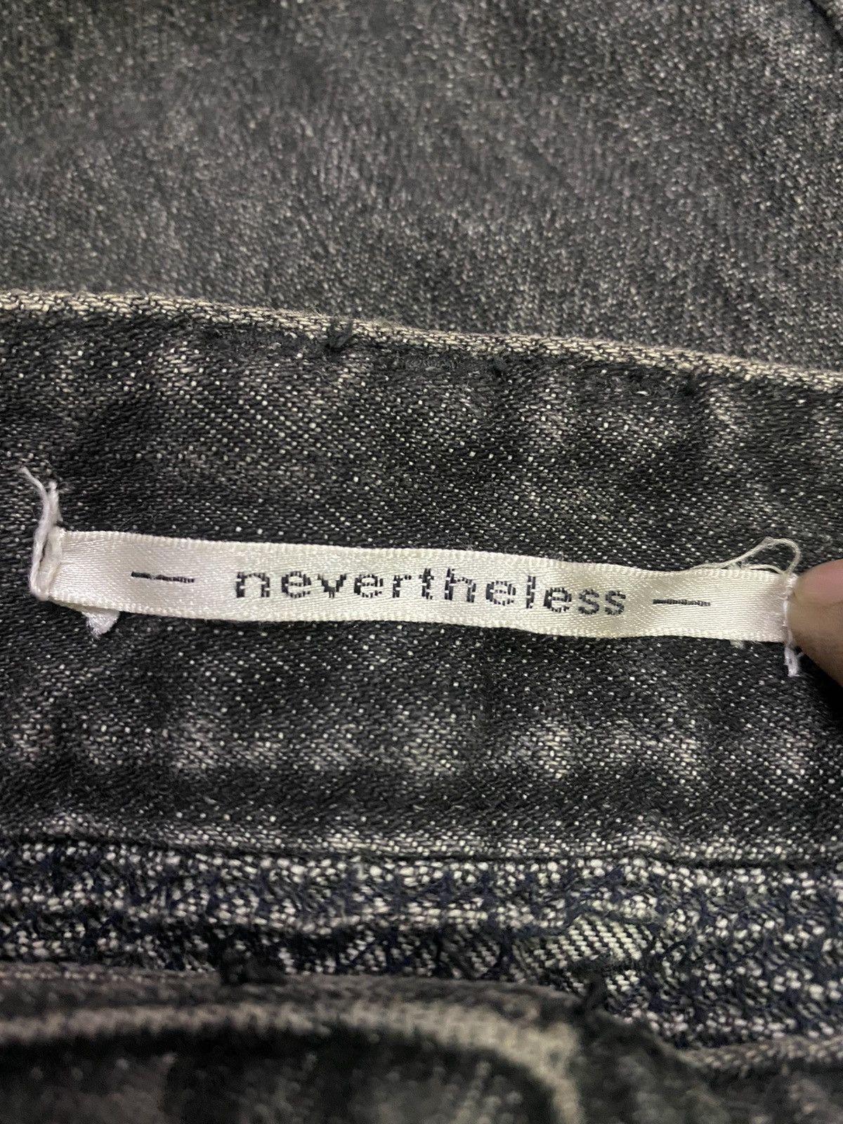Hysteric Glamour 💥Avant Garde Nevertheless Biker Raw Denim Size US 31 - 8 Thumbnail