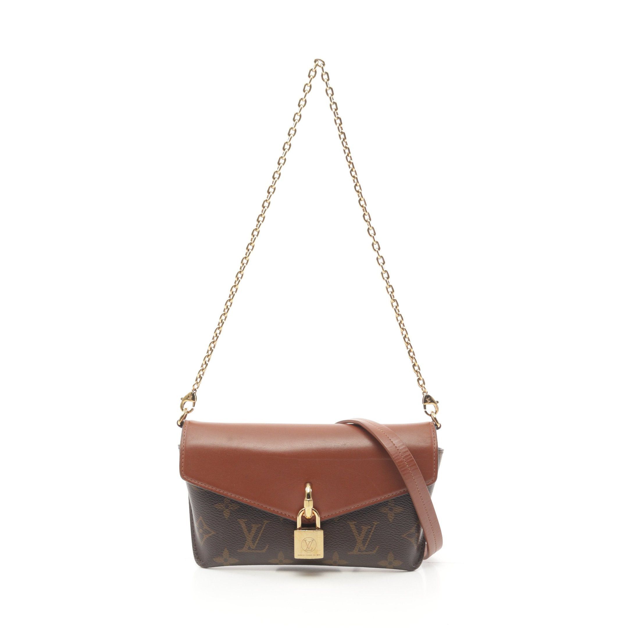 Louis Vuitton Louis Vuitton Padlock On Strap Monogram Shoulder Bag Leather Brown Size ONE SIZE - 1 Thumbnail