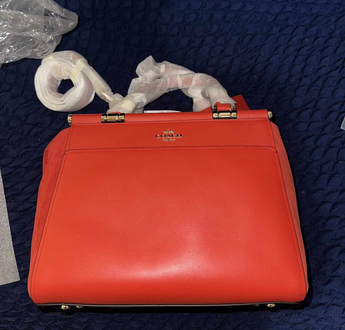image of Selena Gomez Coach Bag in Red, Women's