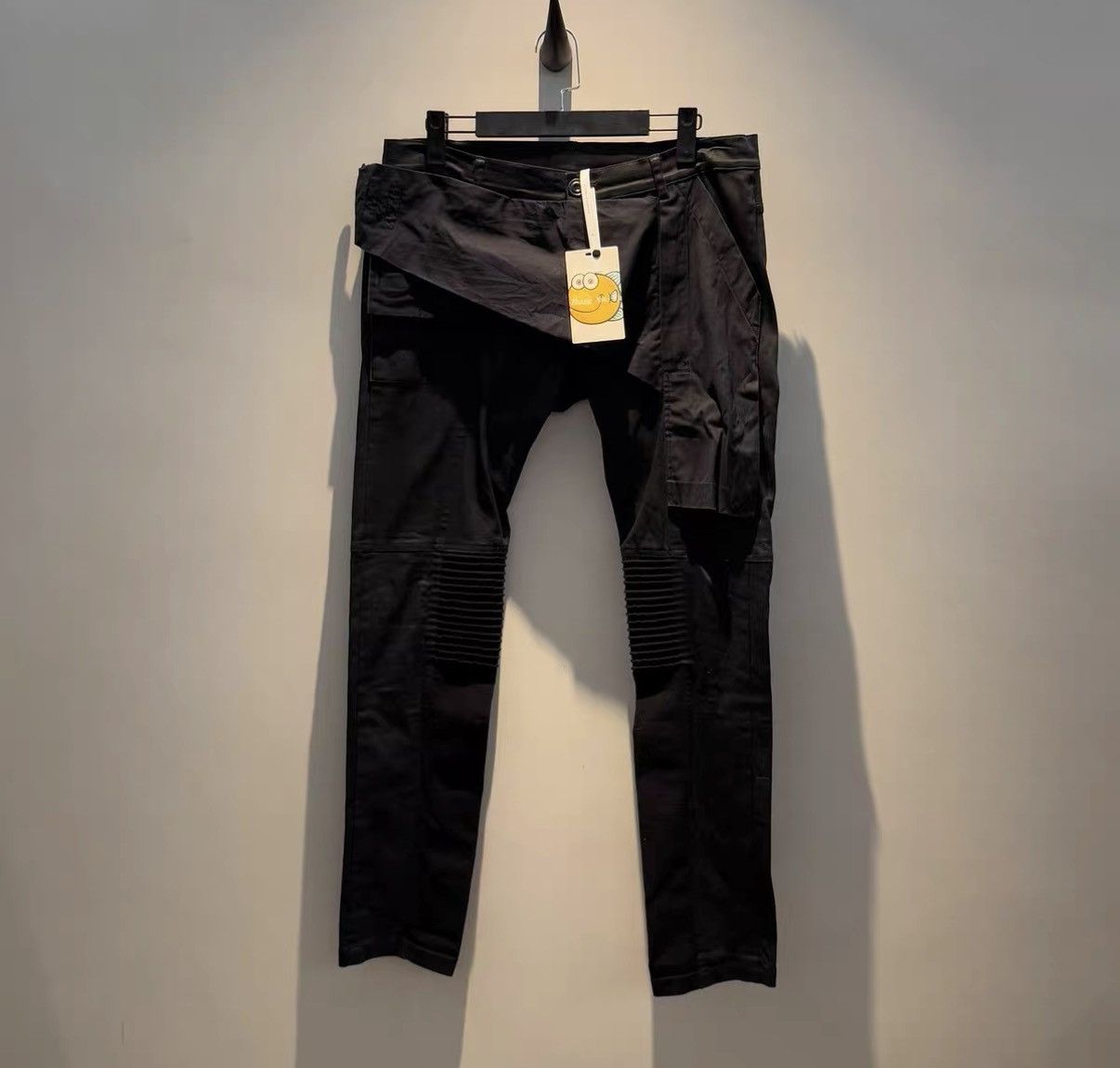 Rick Owens Rick Owens Mainline Diagonal-Fly Motorcycle Pants Size US 38 / EU 54 - 1 Thumbnail