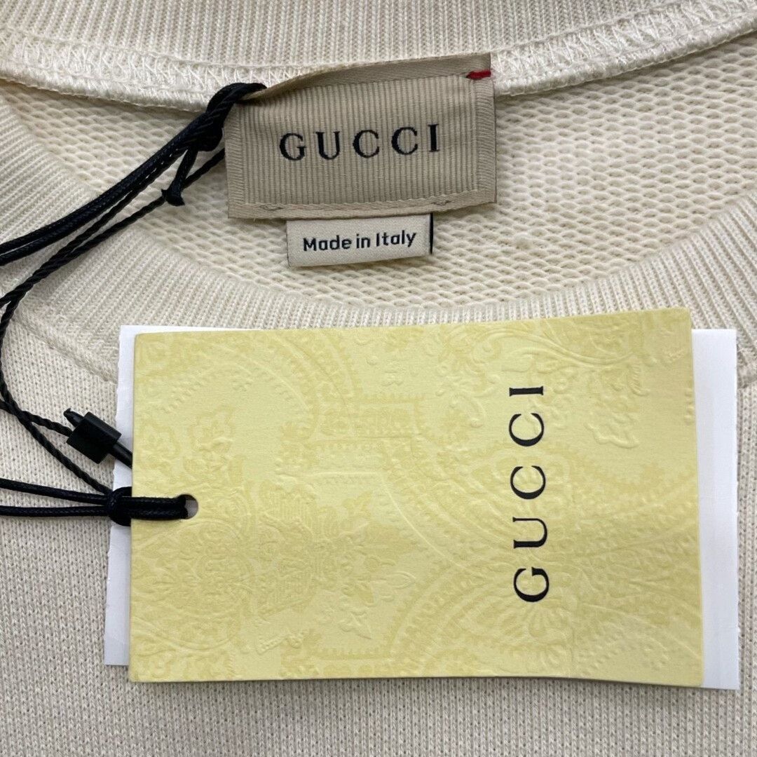 Gucci gucci star logo cream sweatshirt size 10 Size US M / EU 48-50 / 2 - 5 Thumbnail