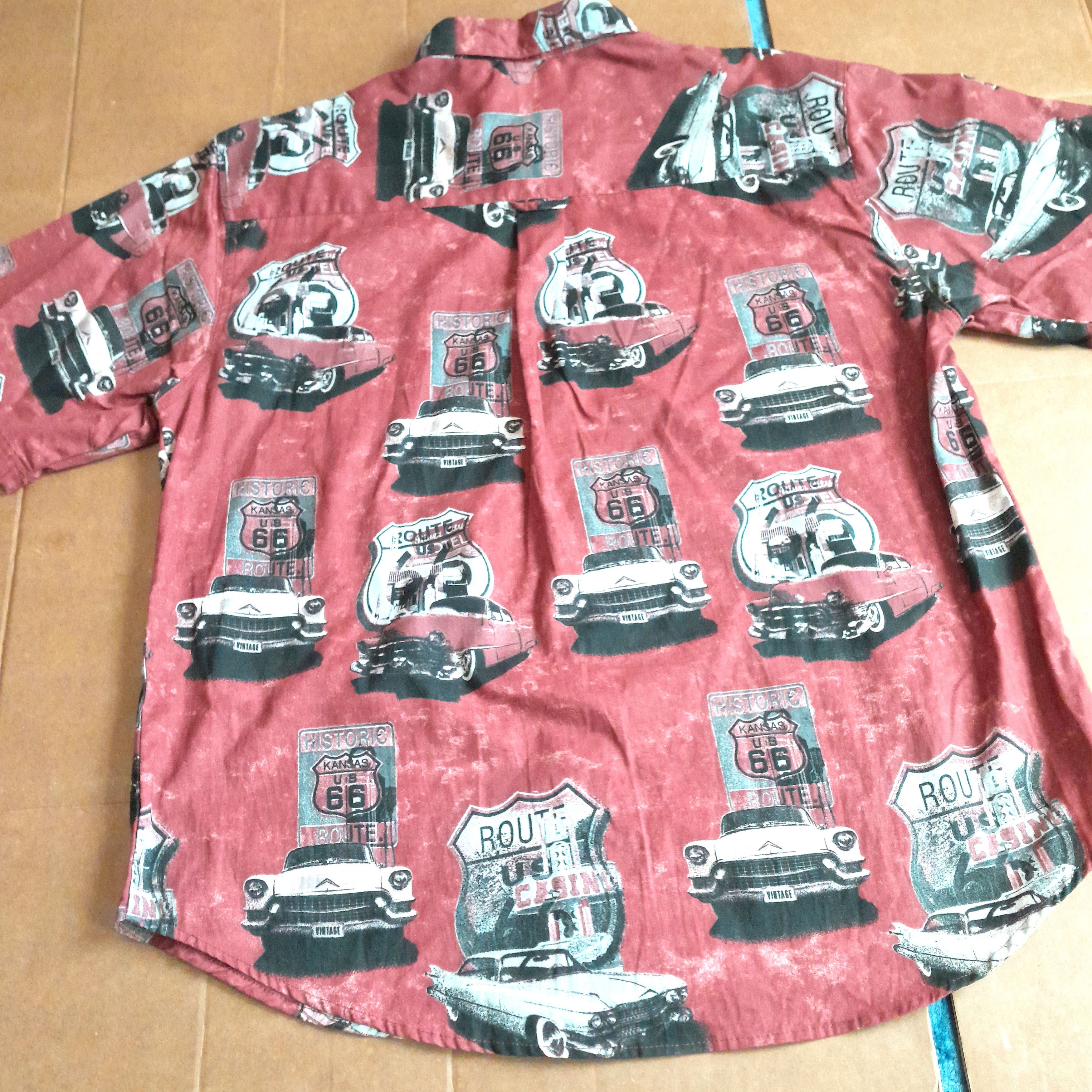 Other Buckhorn River Men’s Classic Car Short Sleeve Shirt Size US L / EU 52-54 / 3 - 4 Thumbnail