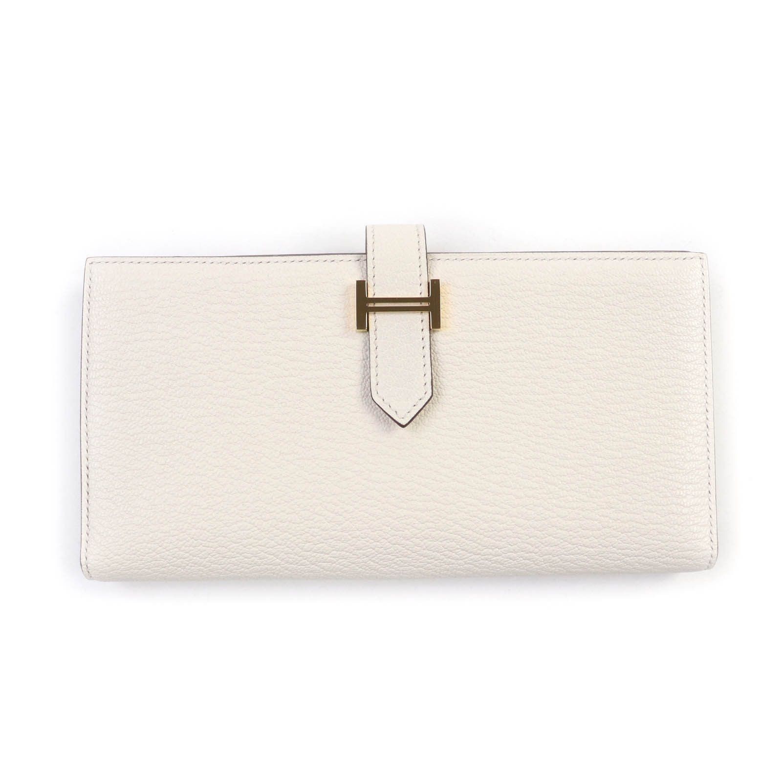 Hermes Hermes Beansufla Wallet Leather Long Wallet Stamp U (2022) DUTY FREE for USA