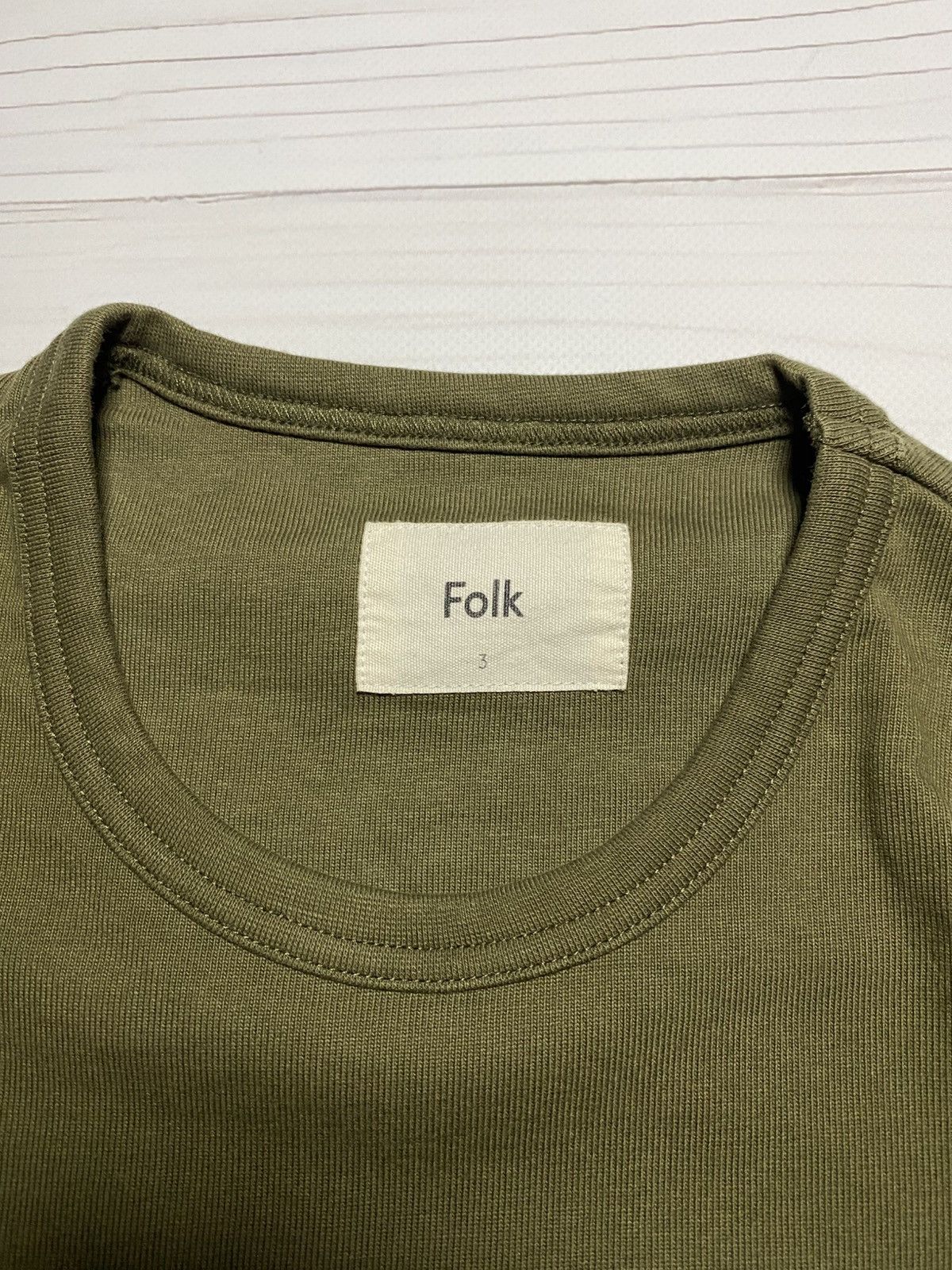 Designer × Folk Vintage Folk designer embroidered logo japanes y2k t shirt Size US L / EU 52-54 / 3 - 3 Thumbnail