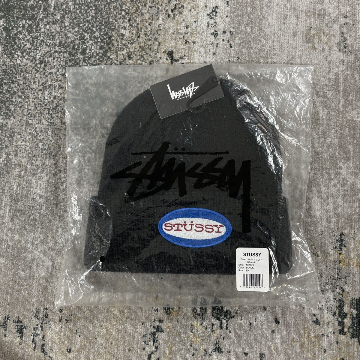 Stussy Stussy Oval Beanie Hat Black Size ONE SIZE - 2 Thumbnail