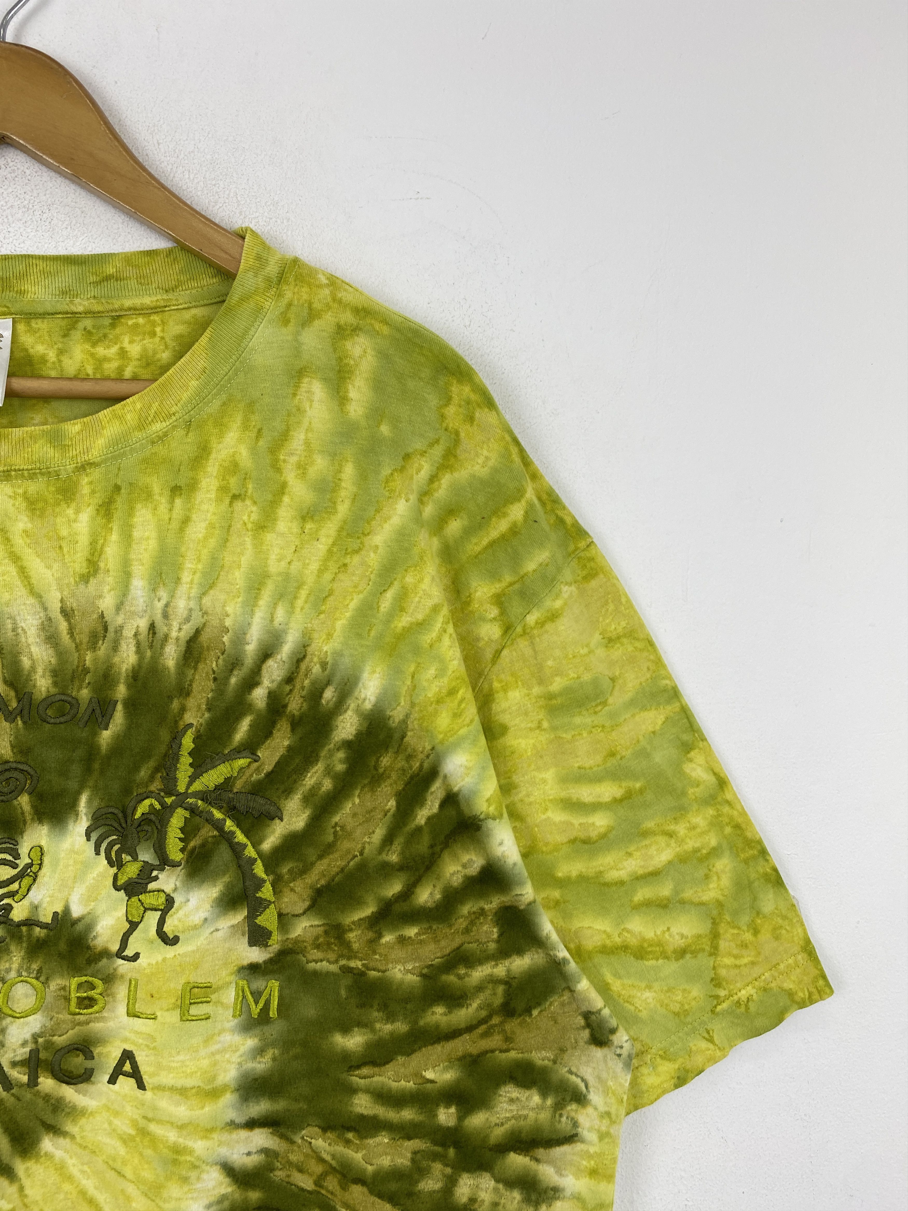 Vintage Vintage No Problem Jamaica Tie Dye Printed Tee TA0659 Size US XL / EU 56 / 4 - 8 Thumbnail
