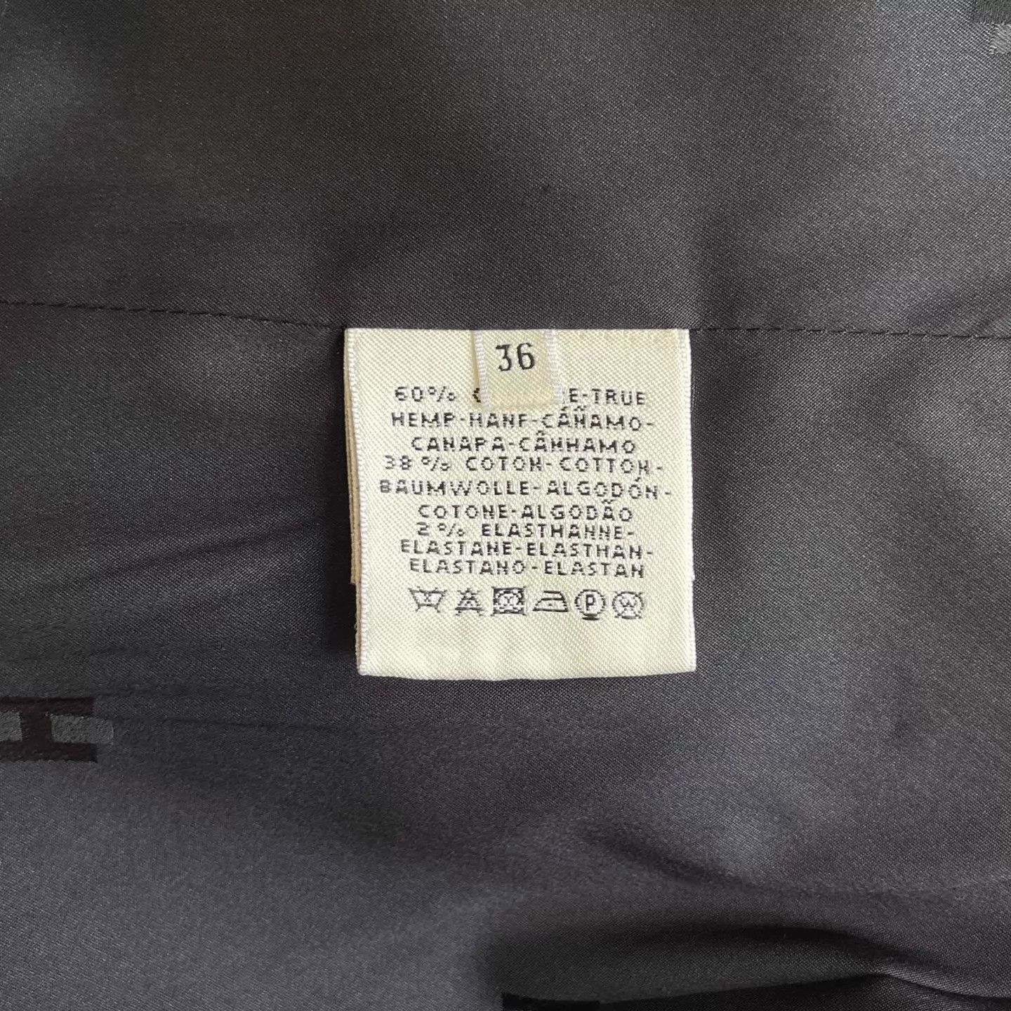 Hermes Hermes Black Tailored Edgy Zipper Dress Size XS / US 0-2 / IT 36-38 - 6 Thumbnail