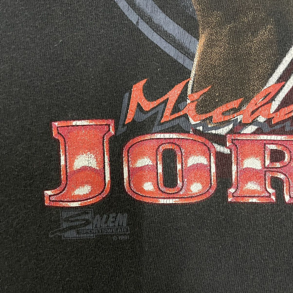 NBA × Salem Sportswear Vintage 90s Michael Jordan Chicago Bulls Salem Tee Size US L / EU 52-54 / 3 - 4 Thumbnail