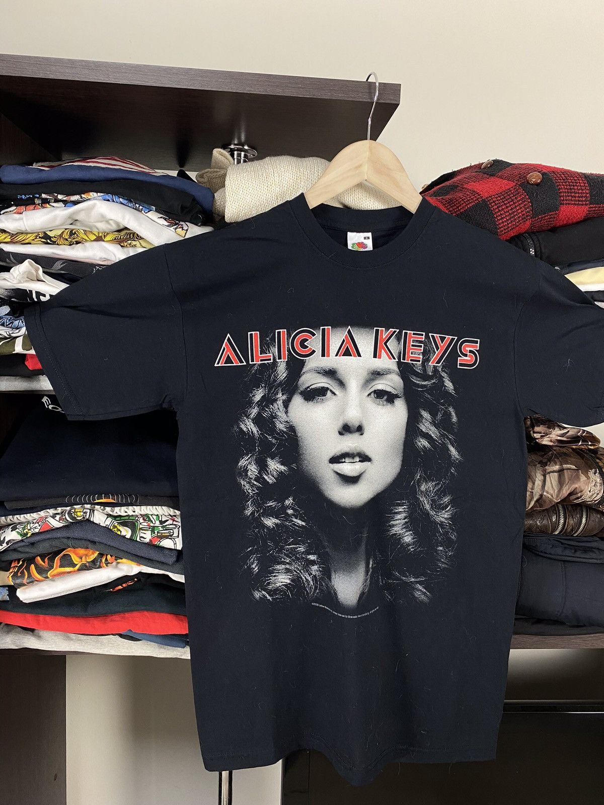 Band Tees × Vintage Vintage Alicia Keys Tour Graphic T Shirt rare Size US S / EU 44-46 / 1 - 2 Thumbnail