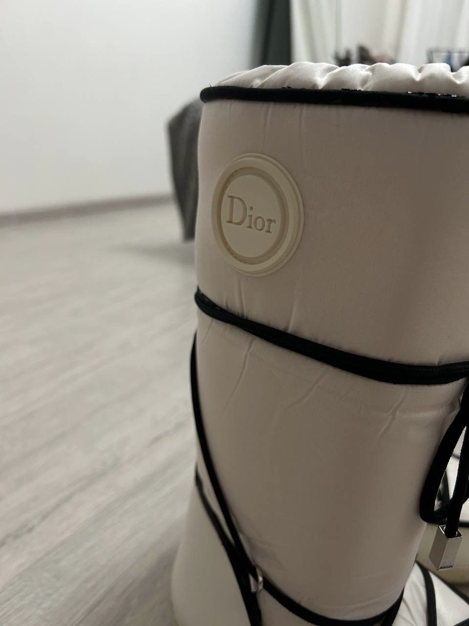 Dior Y2K Dior by John Galliano White Black Snow Moon Ski Boots Size US 7 / IT 37 - 5 Thumbnail
