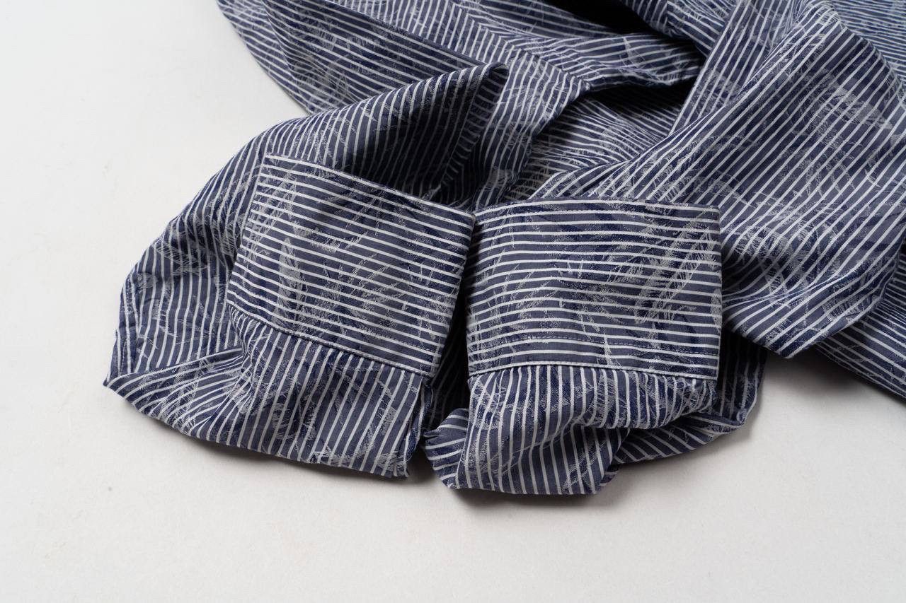 Etro 🔵ETRO Striped Blue Flower Print Bottom Up Shirt Made Italy Size US L / EU 52-54 / 3 - 12 Thumbnail