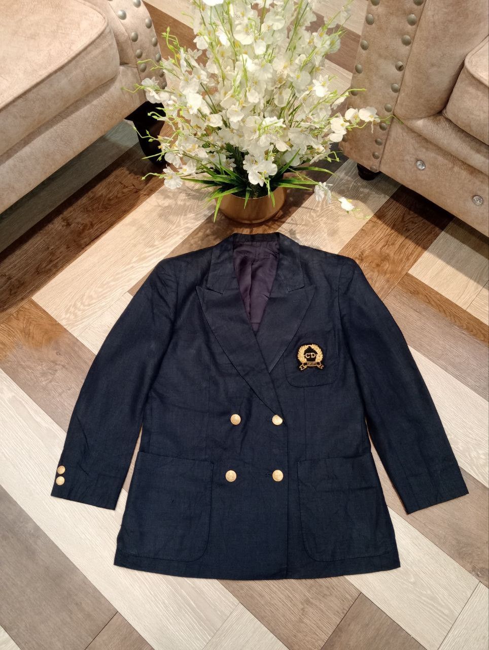 VINTAGE CHRISTIAN DIOR SPORTS CASUAL BLAZER JACKET - SIZE M
