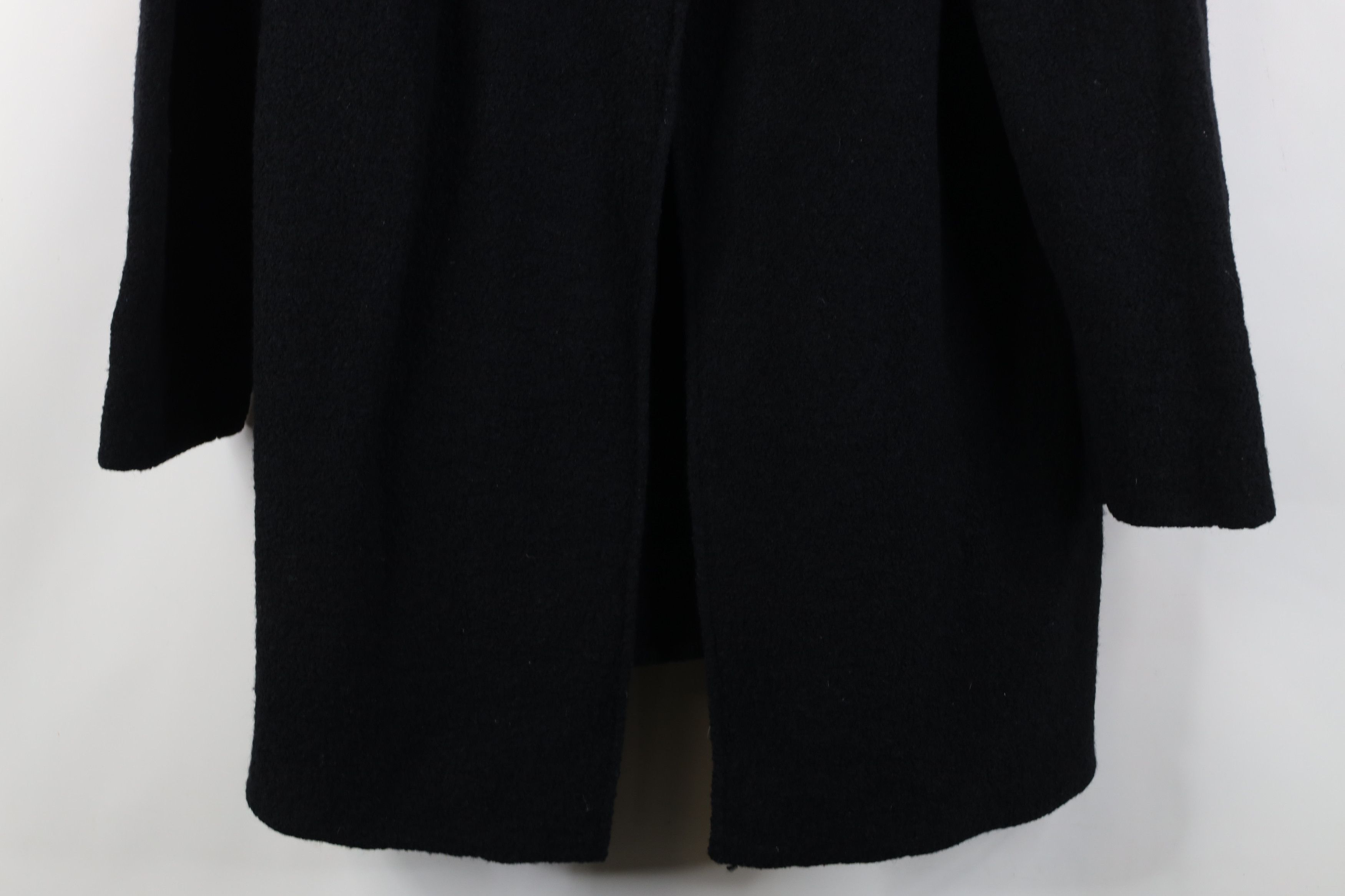 Eileen Fisher Eileen Fisher Wool Collared Top Button Sweater Jacket Black Size M / US 6-8 / IT 42-44 - 3 Thumbnail