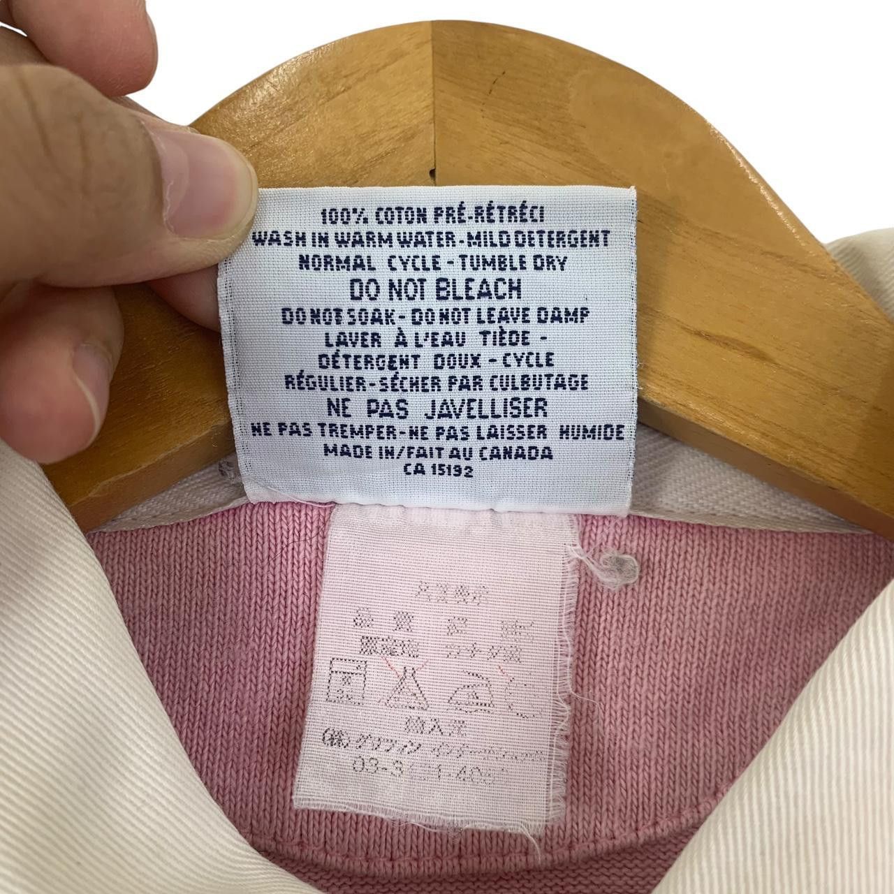 Vintage Vintage BARBARIAN RUGBY WEAR Pink Jersey Polo Tee Shirt Size XS / US 0-2 / IT 36-38 - 6 Thumbnail