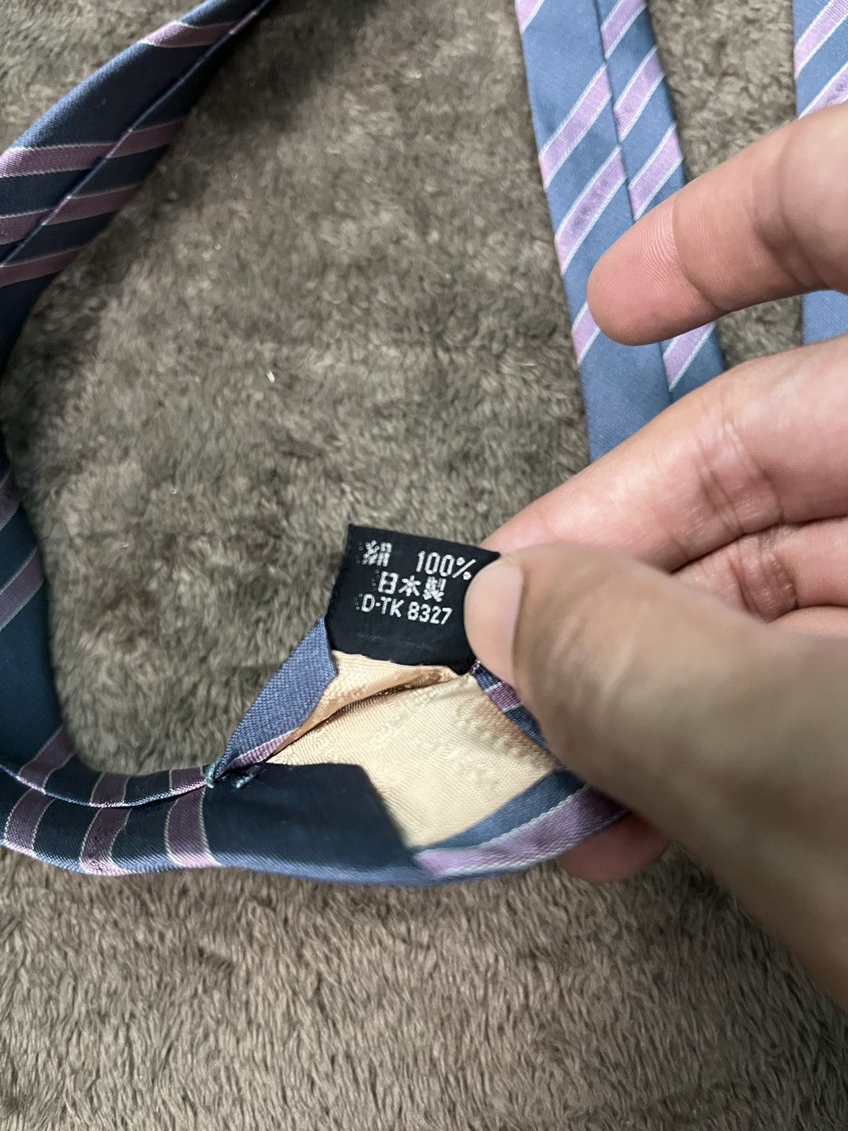 Lancel × Vintage Lancel Silk Necktie Size ONE SIZE - 8 Thumbnail