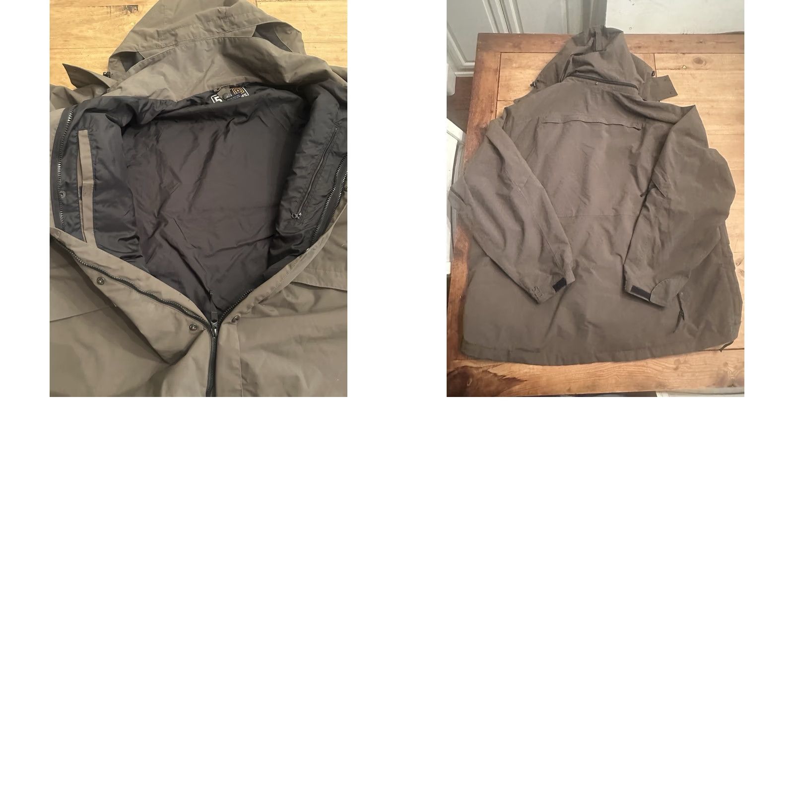 Vintage 511 Tactical Jacket Men 2XL Green 4 In 1 No Liner NRA National Rifle Association Windbreaker Hooded Nylon Jacket 511 4 In 1 Green Mens 2XL finance> Size US XXL / EU 58 / 5 - 8 Thumbnail