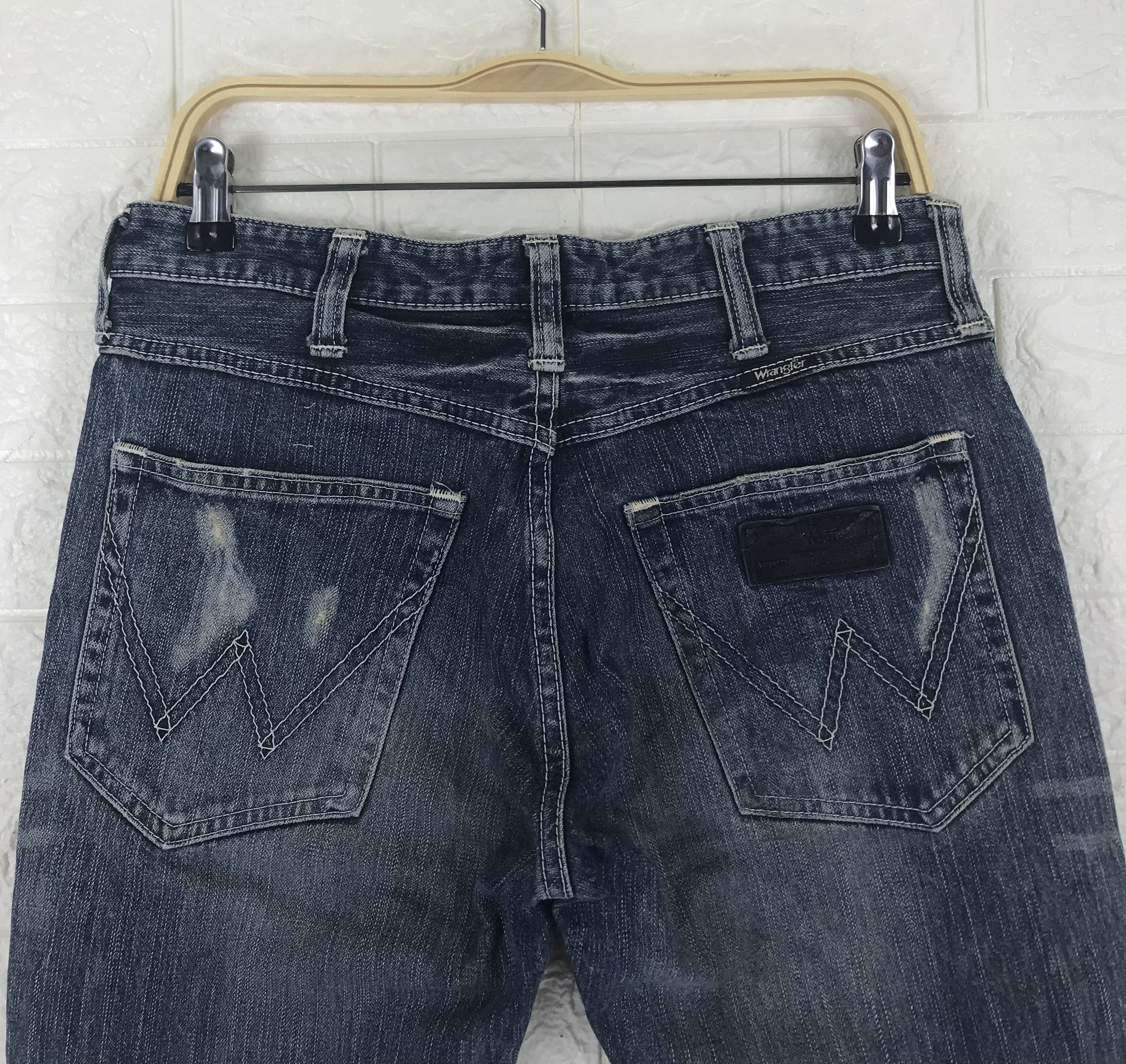 Wrangler Vintage Wrangler Distressed Flare Jeans Size US 30 / EU 46 - 6 Thumbnail
