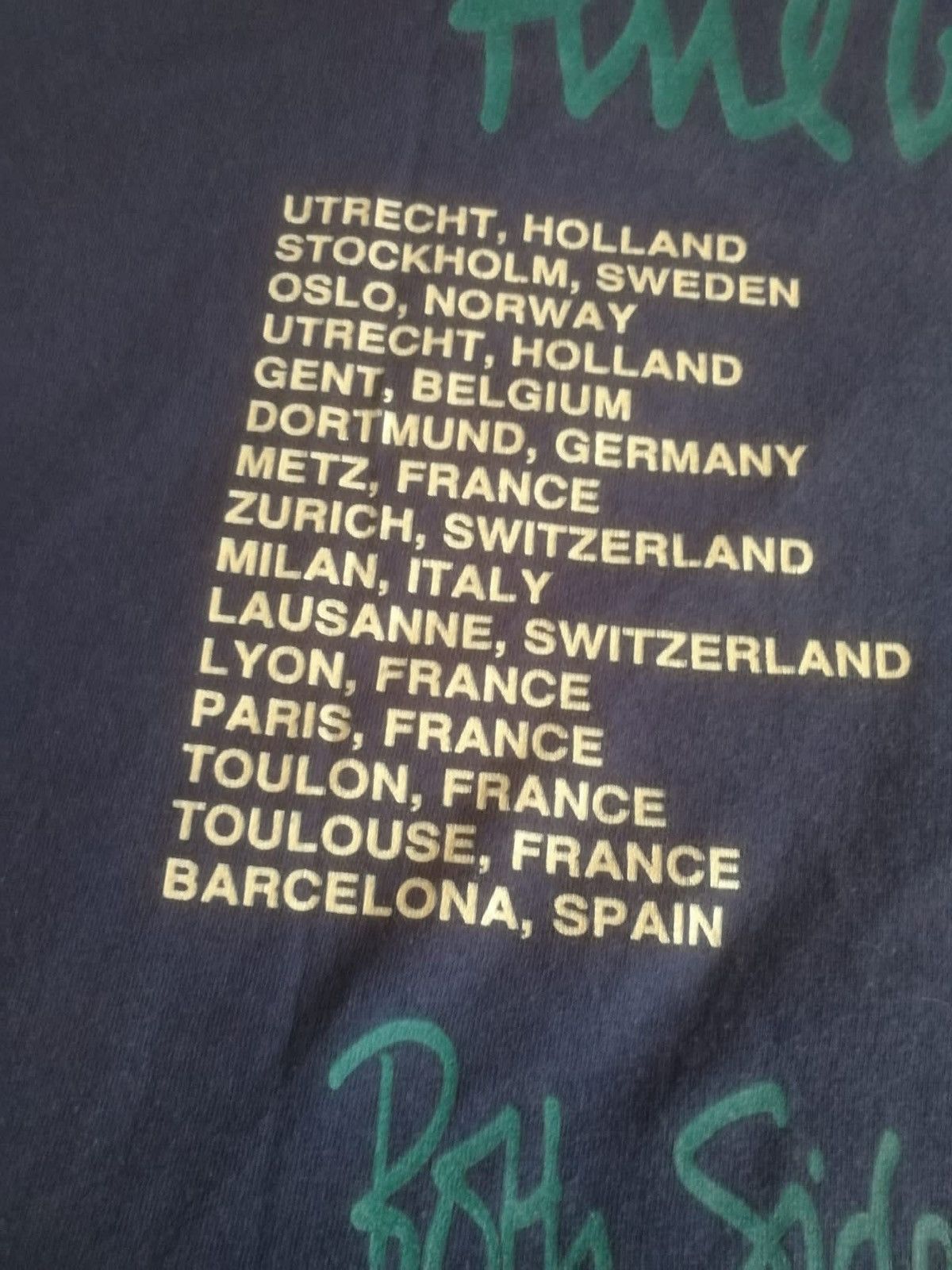 Band Tees VINTAGE 1994 PHILIP COLLINS TEE TOUR RARE Y2K Size US XL / EU 56 / 4 - 11 Thumbnail
