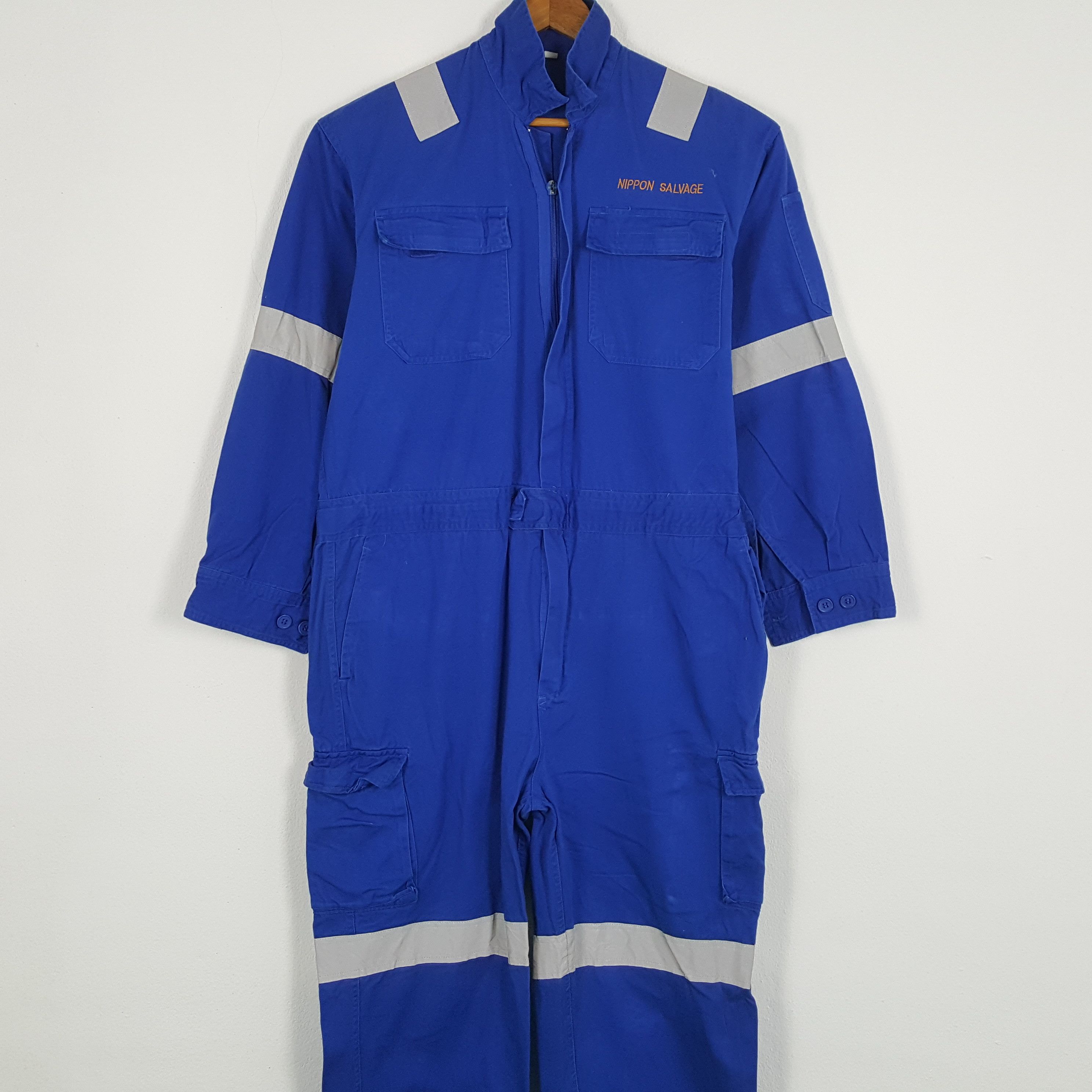 Vintage Vintage NIPPON SALVAGE Japanese Brand Style Coverall Jacket Size US L / EU 52-54 / 3 - 5 Thumbnail