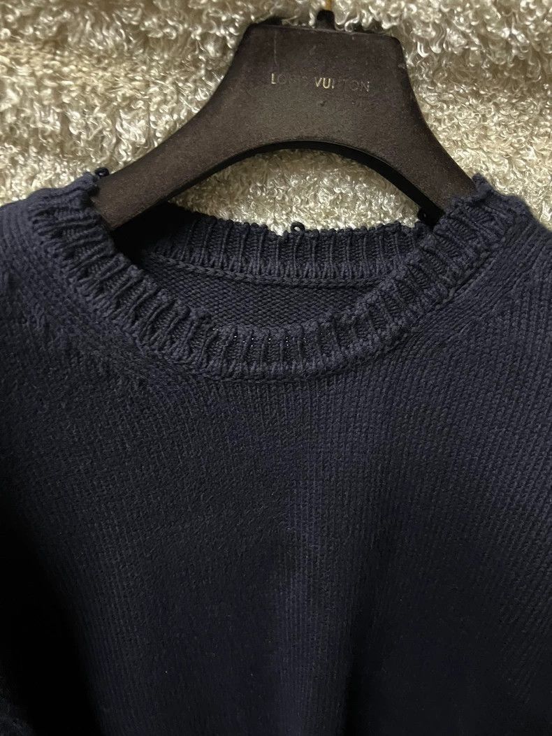 Maison Margiela Maison Margiela Maison Margiela Men's Destroyed Crewneck S Size US M / EU 48-50 / 2 - 5 Thumbnail