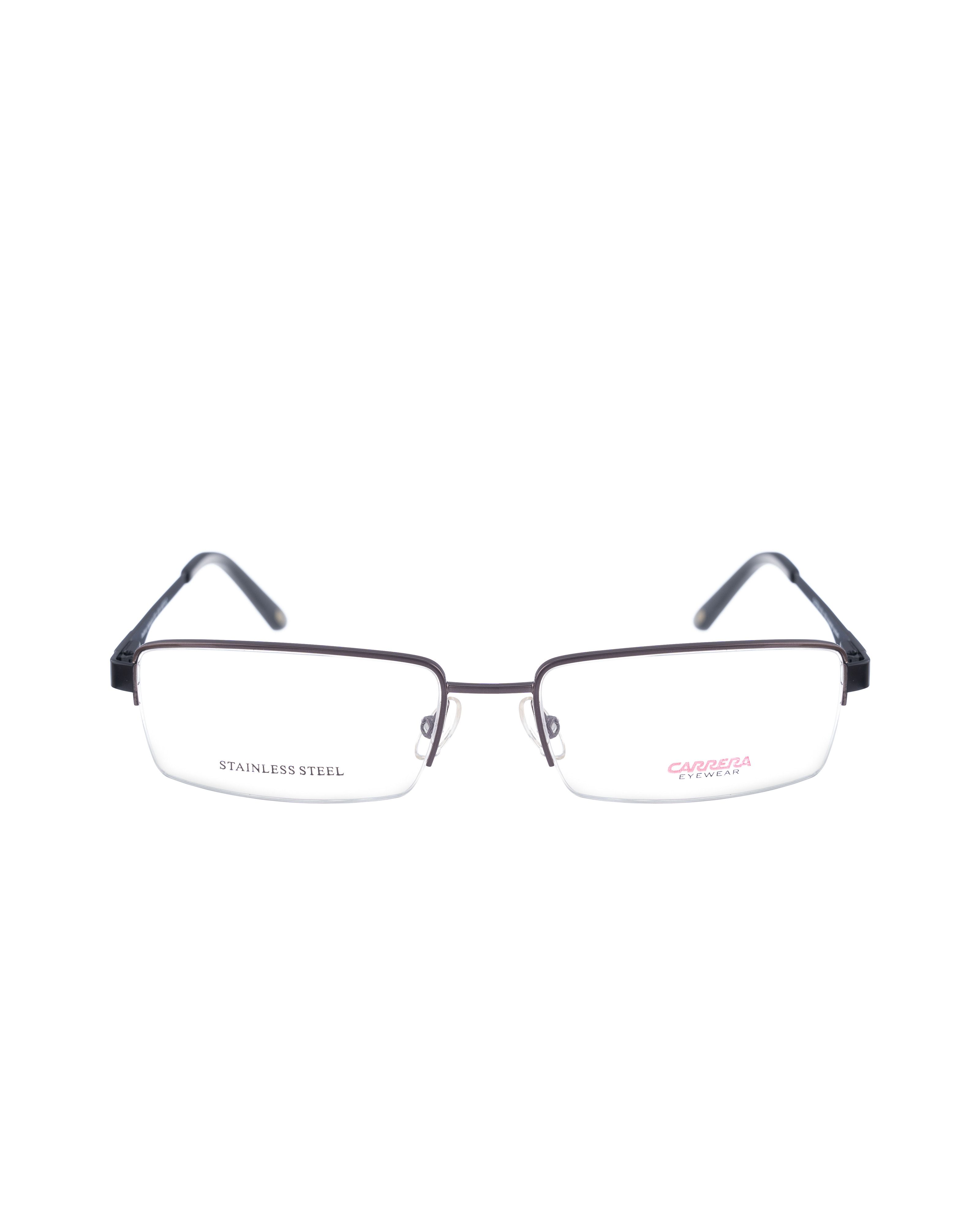 Carrera Carrera 90s Black Matte Rectangular Half Rim Metal Glasses Size ONE SIZE - 2 Thumbnail
